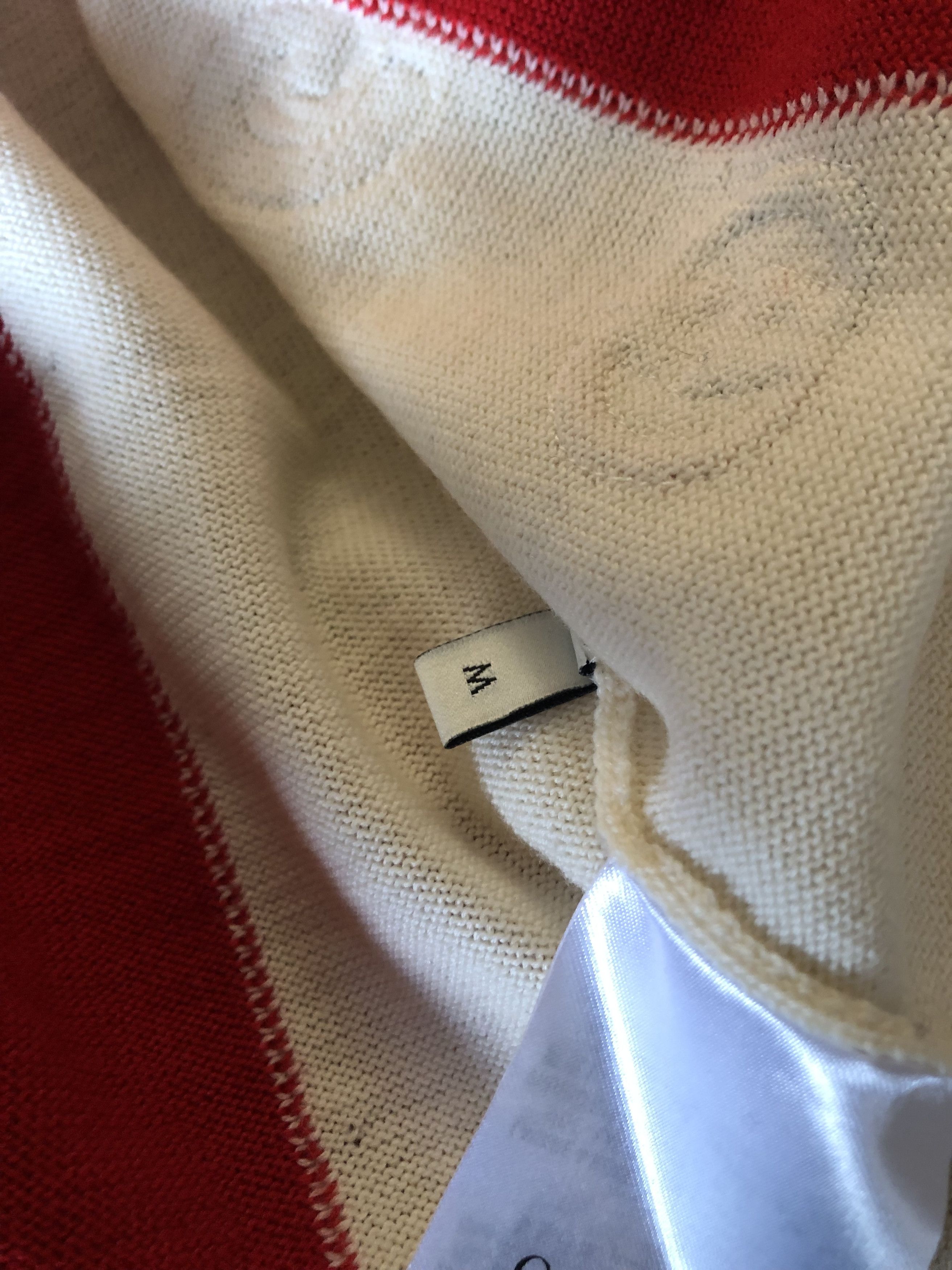 Gucci Gucci GG Logo-appliquéd Striped Wool Zip-up Sweater Size US M / EU 48-50 / 2 - 9 Thumbnail