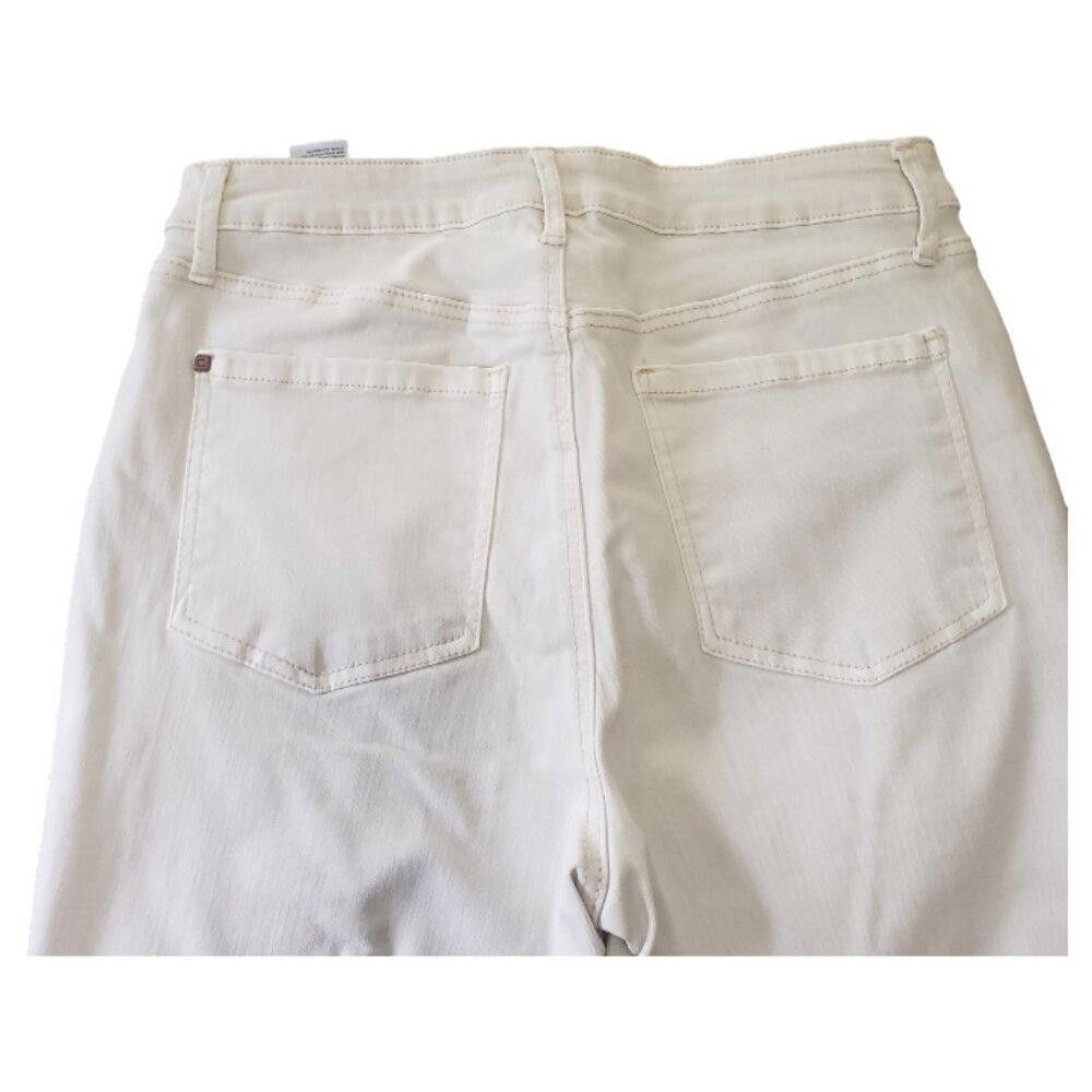 Chicos CT1500 Chico's Define Me Denim Bootcut Cream Jean 10R Size 32" / US 10 / IT 46 - 4 Thumbnail