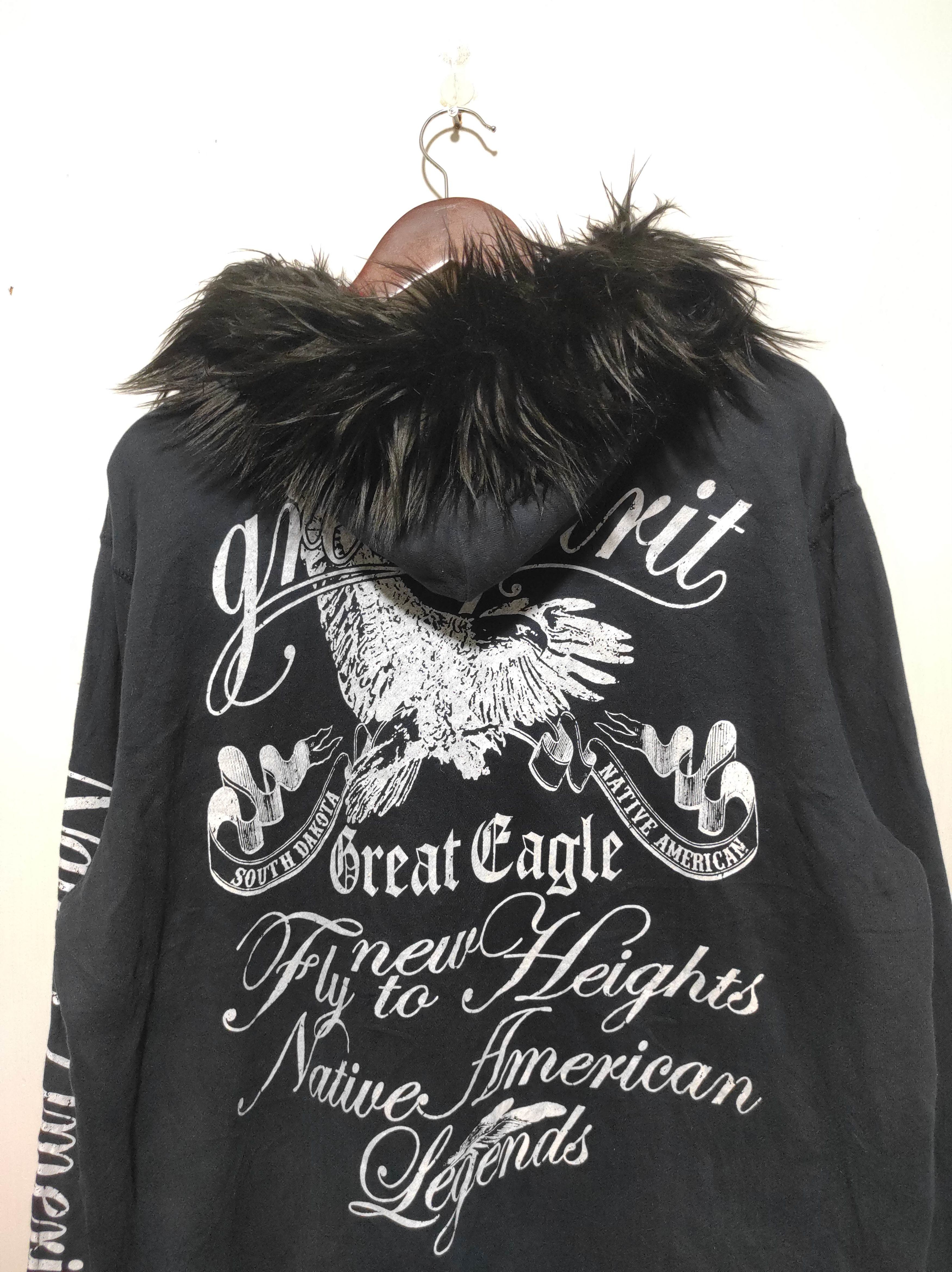 Japanese Brand Jeaning Wild poem zip fur hoodie ifsix LGB style Navy Size US L / EU 52-54 / 3 - 19 Thumbnail