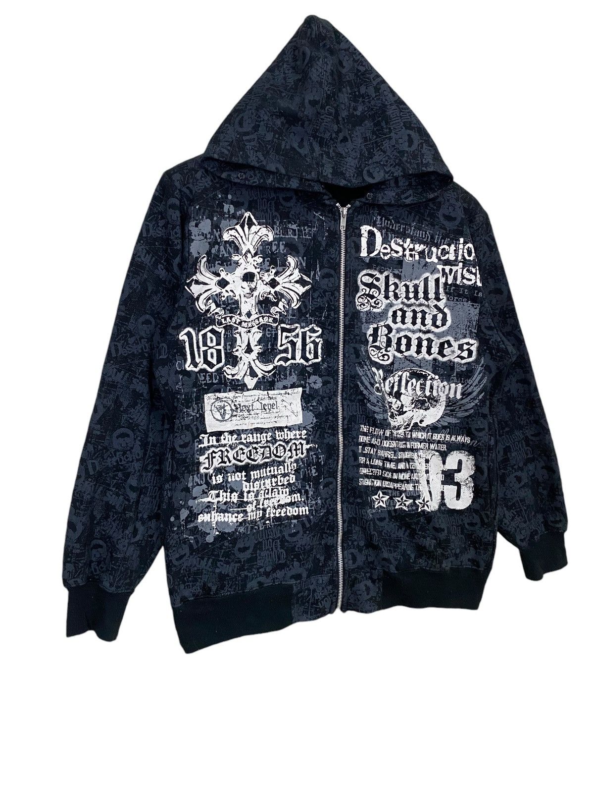 If Six Was Nine Japanase brand beaumere skull and bones full printed Size US M / EU 48-50 / 2 - 2 Thumbnail