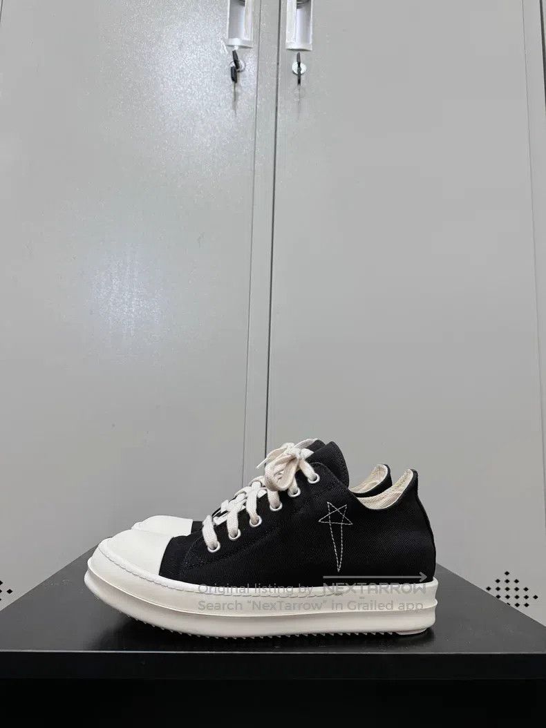Rick Owens Rick Owens Premium Side Star High-top Converse Size US 5 / EU 37 - 4 Thumbnail