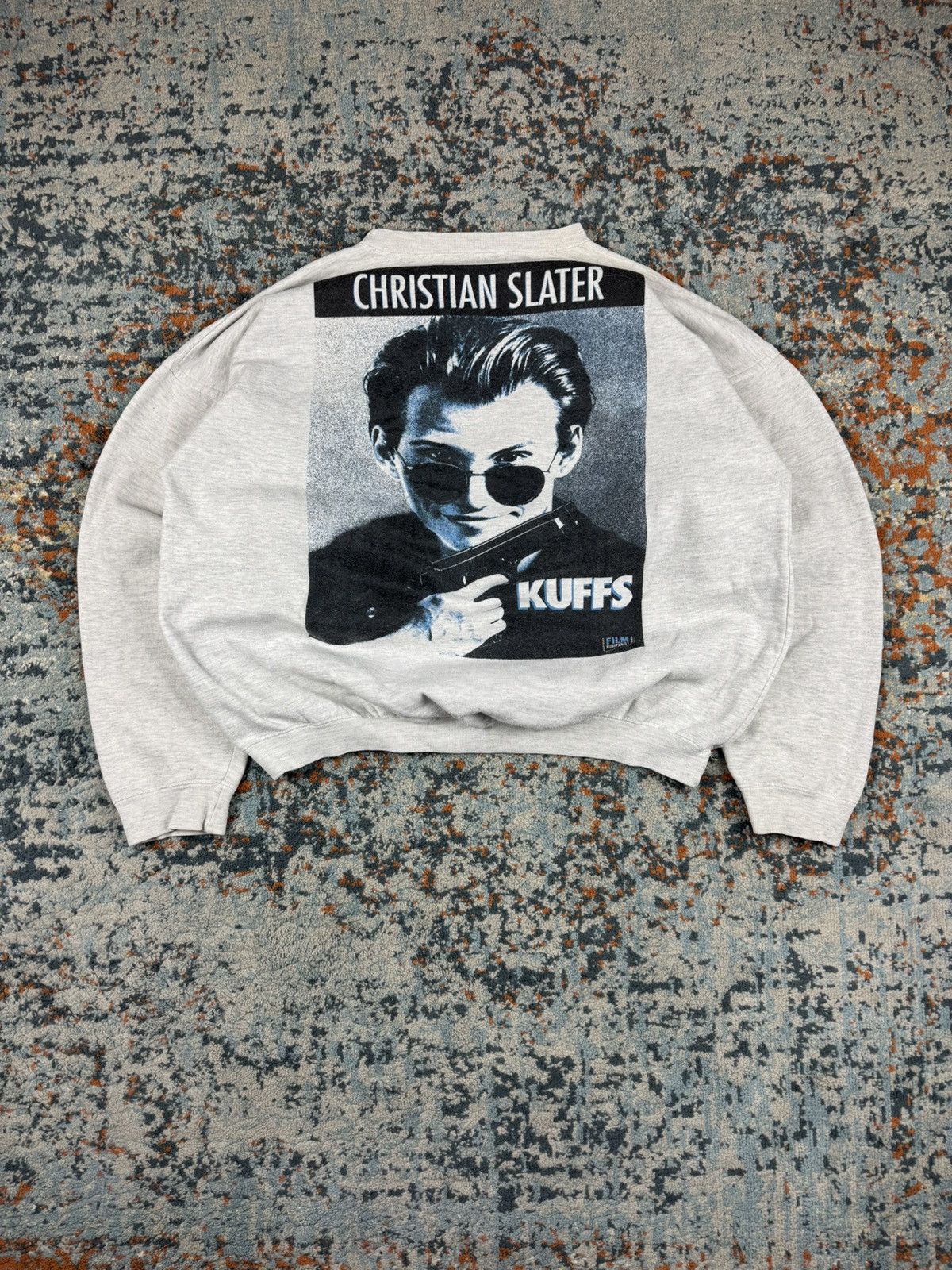 Vintage Rare Vintage 1992 Kuffs movie Christian Slater sweatshirt Size US XL / EU 56 / 4 - 1 Thumbnail