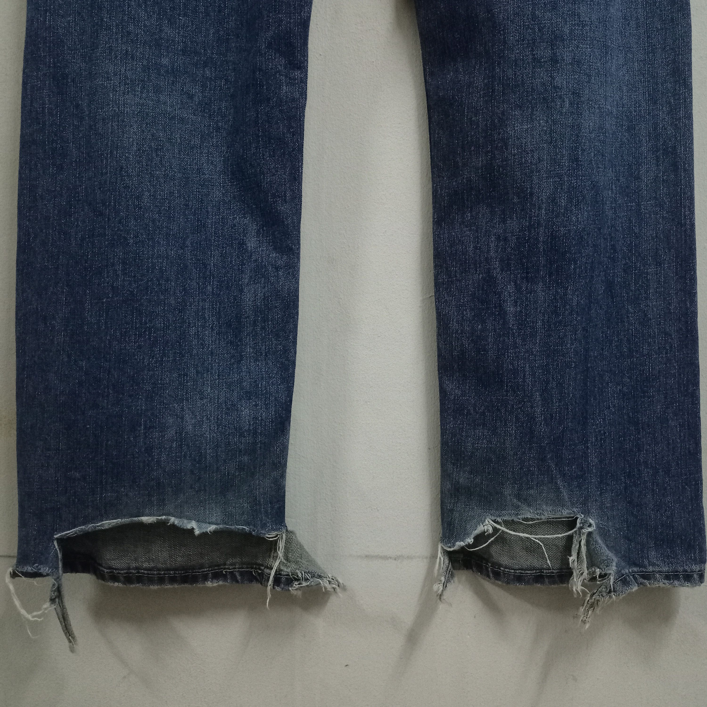 Levi's × Levi's Vintage Clothing Vintage 90s Levis 505 Baggy Blue Wash Wide Jeans Size US 41 - 7 Thumbnail