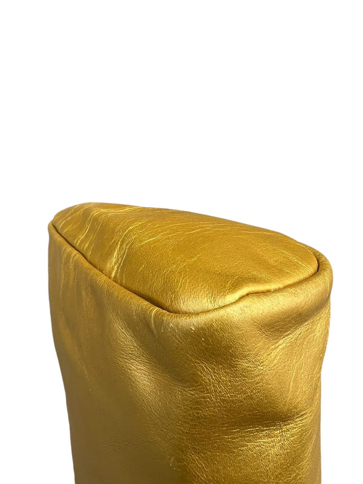 A.P.C. Vintage A.P.C. Patina Leather Yellow Gold Clutch Bag Size ONE SIZE - 14 Thumbnail