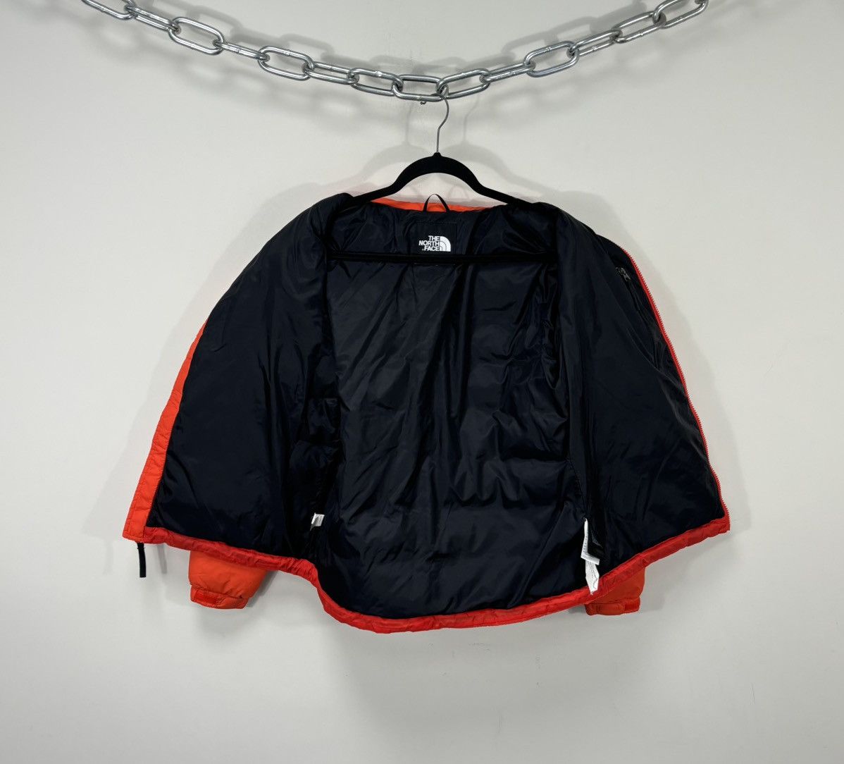 The North Face The North Face 700 Orange Retro Nuptse Down Puffer Jacket Size US S / EU 44-46 / 1 - 2 Thumbnail