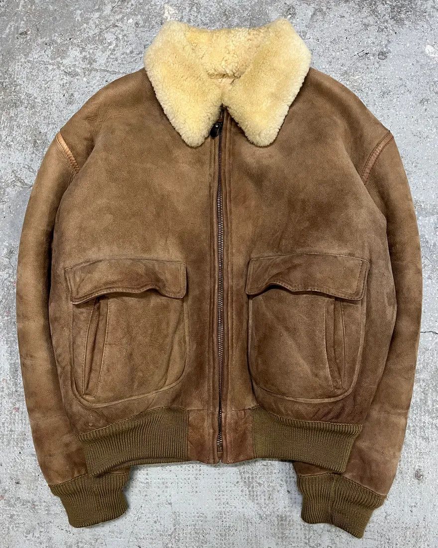 00's archive Y2K fur riders jacket camel