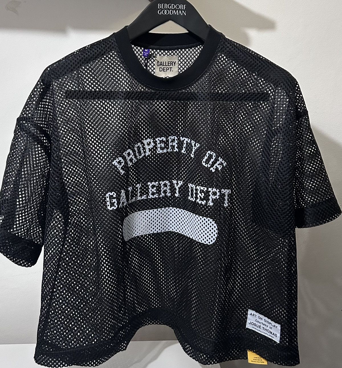 Gallery Dept. GALLERY DEPT Practice Jersey Black Size: M Size US M / EU 48-50 / 2 - 1 Thumbnail