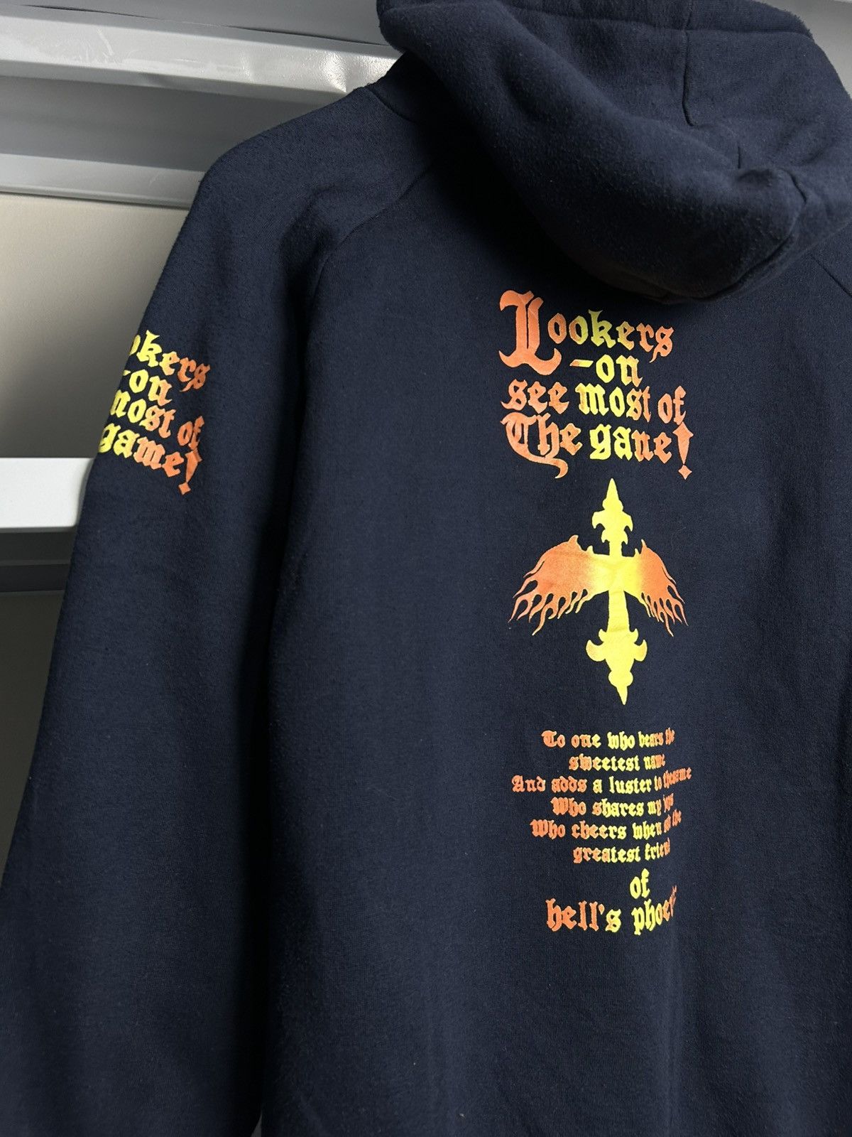 20471120 Y2k Blebo Tribal punk grunge style hoodie Size US M / EU 48-50 / 2 - 6 Thumbnail