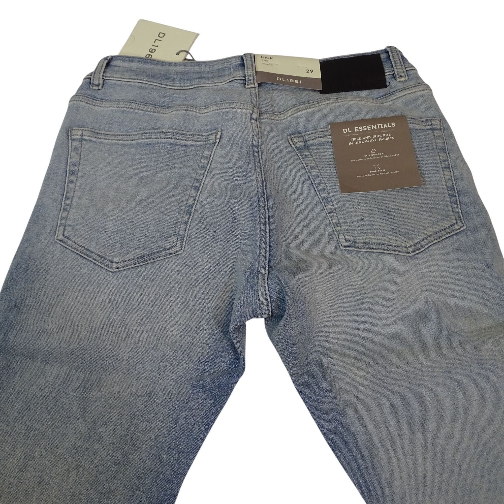 DL1961 DL1961 Nick Slim Fit Men Light Wash Denim Jeans Size 29 x 34 Size US 29 - 3 Thumbnail