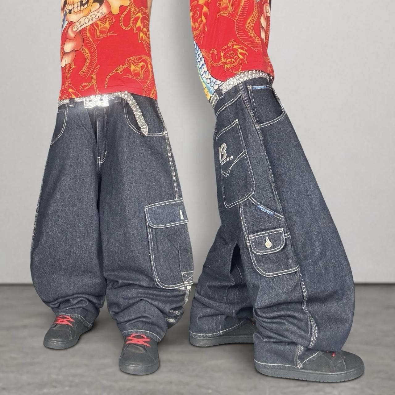 Southpole Brooklyn Xpress Y2K Deadstock Baggy Jeans | Grailed