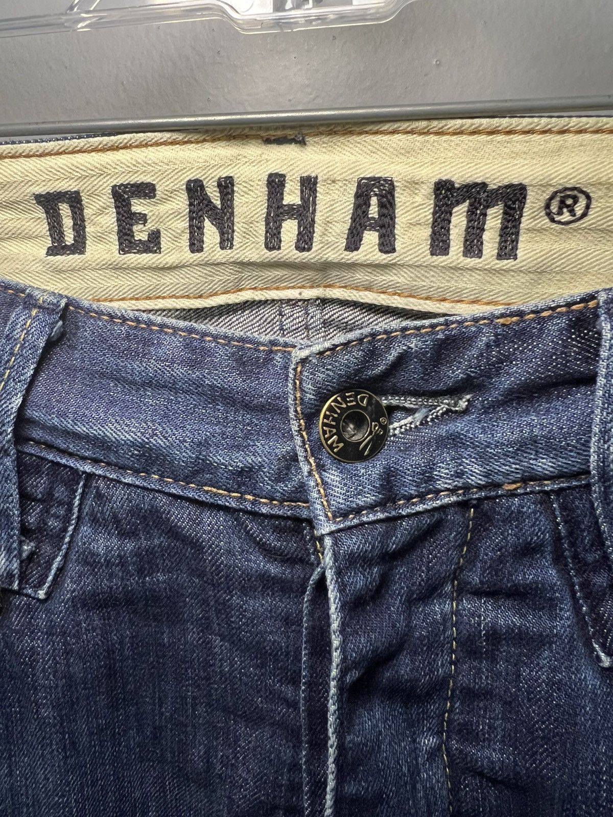 DENHAM Vintage Denham curved slim blue jeans Size US 29 - 12 Thumbnail