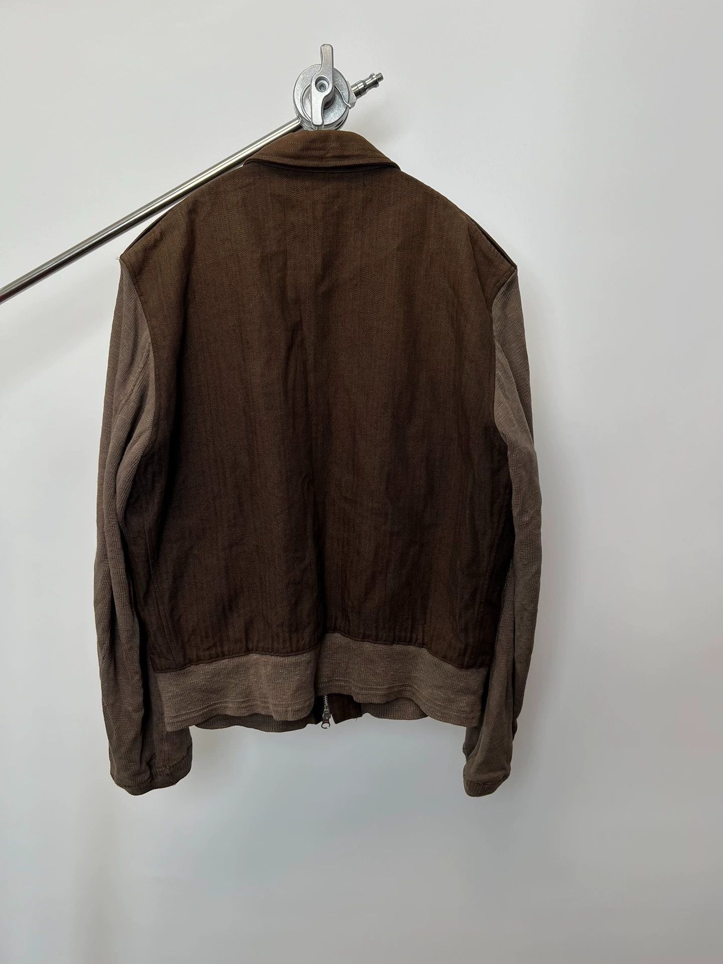 Yohji Yamamoto Yohji Yamamoto YS For Man Patchwork Zipper Jacket Size US XL / EU 56 / 4 - 2 Thumbnail