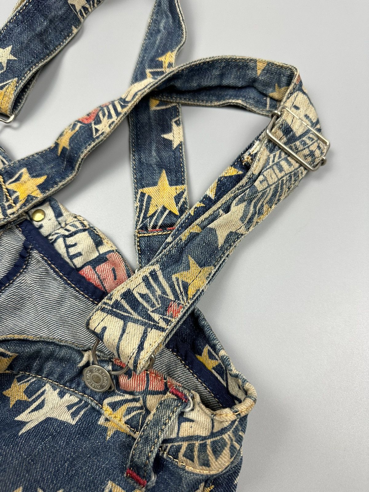 Hysteric Glamour × Japanese Brand 🔥Rare🔥Vintage Hysteric Glamour Stars Sling/Tote Bags Size ONE SIZE - 7 Thumbnail
