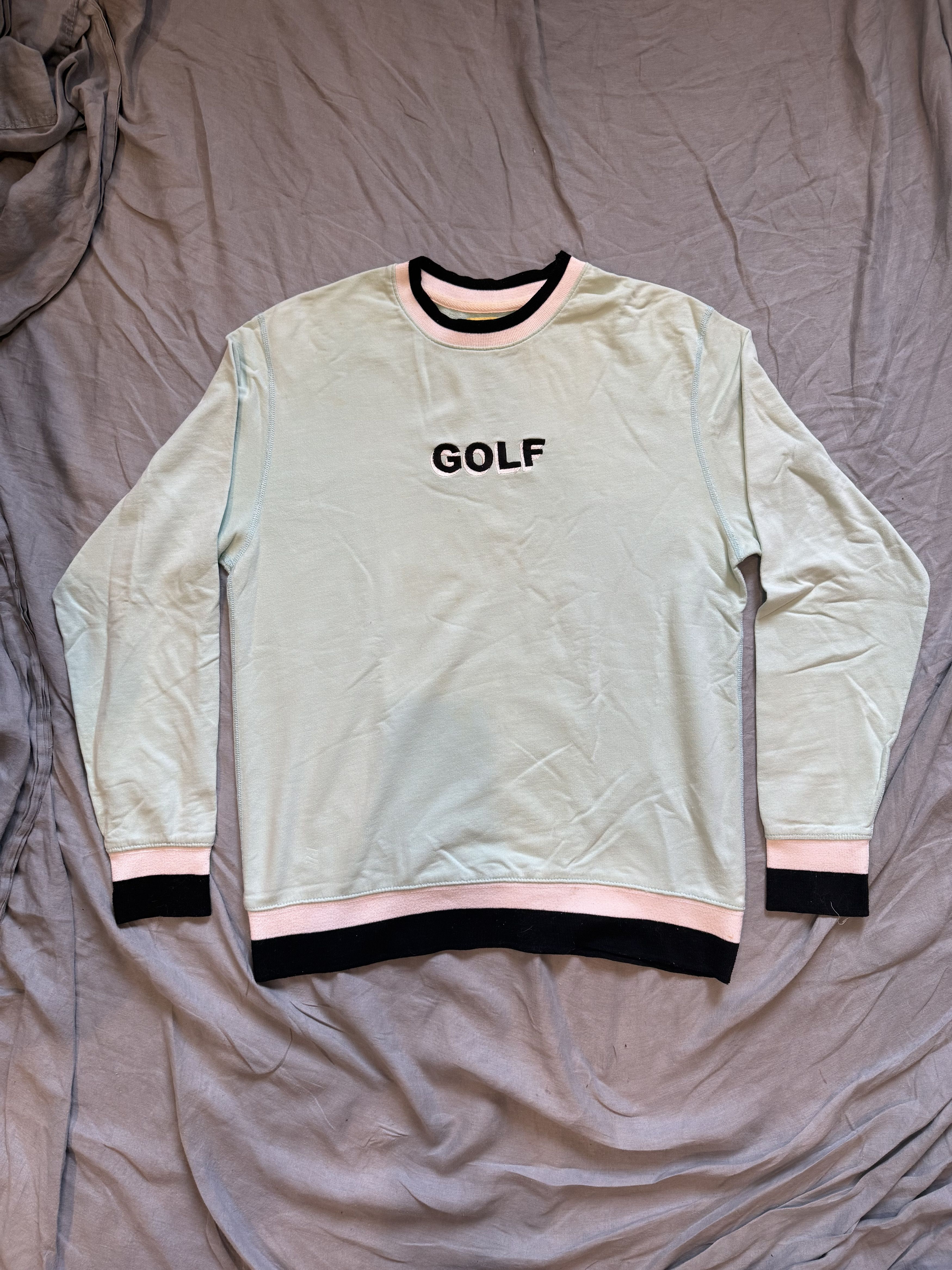 Golf Wang 2015 Striped Collar Crewneck Size US M / EU 48-50 / 2 - 1 Thumbnail