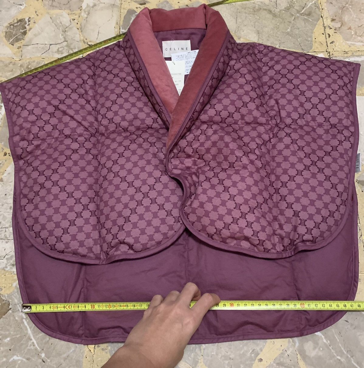 Celine Japanese Down Vest – Celine-style Horsebit Pattern Size M / US 6-8 / IT 42-44 - 7 Thumbnail
