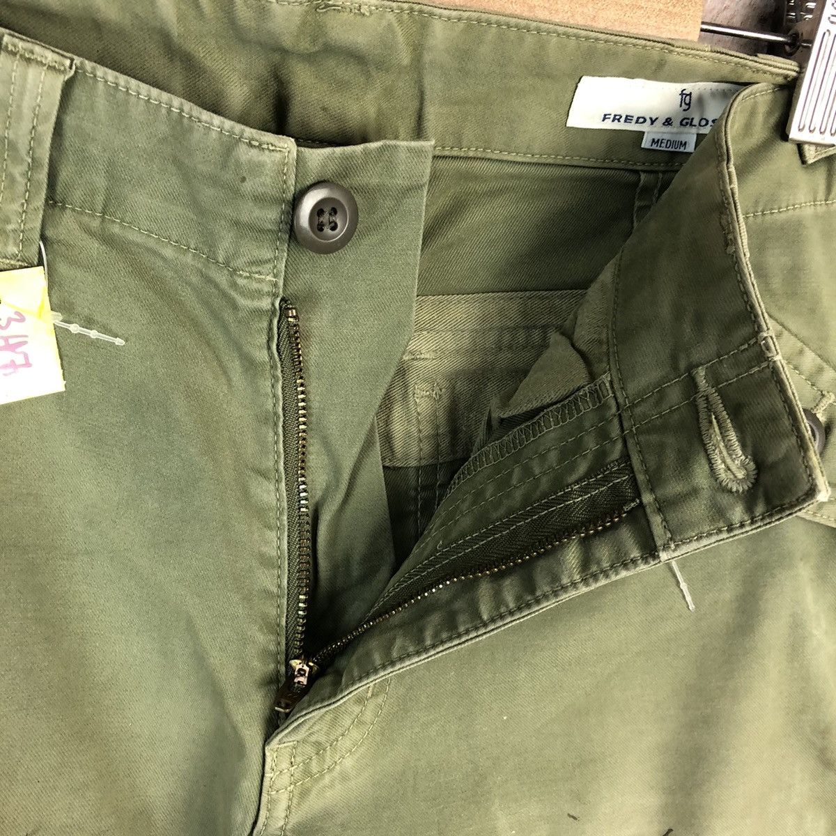 Japanese Brand Fredy & Gloster Green Casual cargo Pants #A1139 Size US 30 / EU 46 - 10 Thumbnail