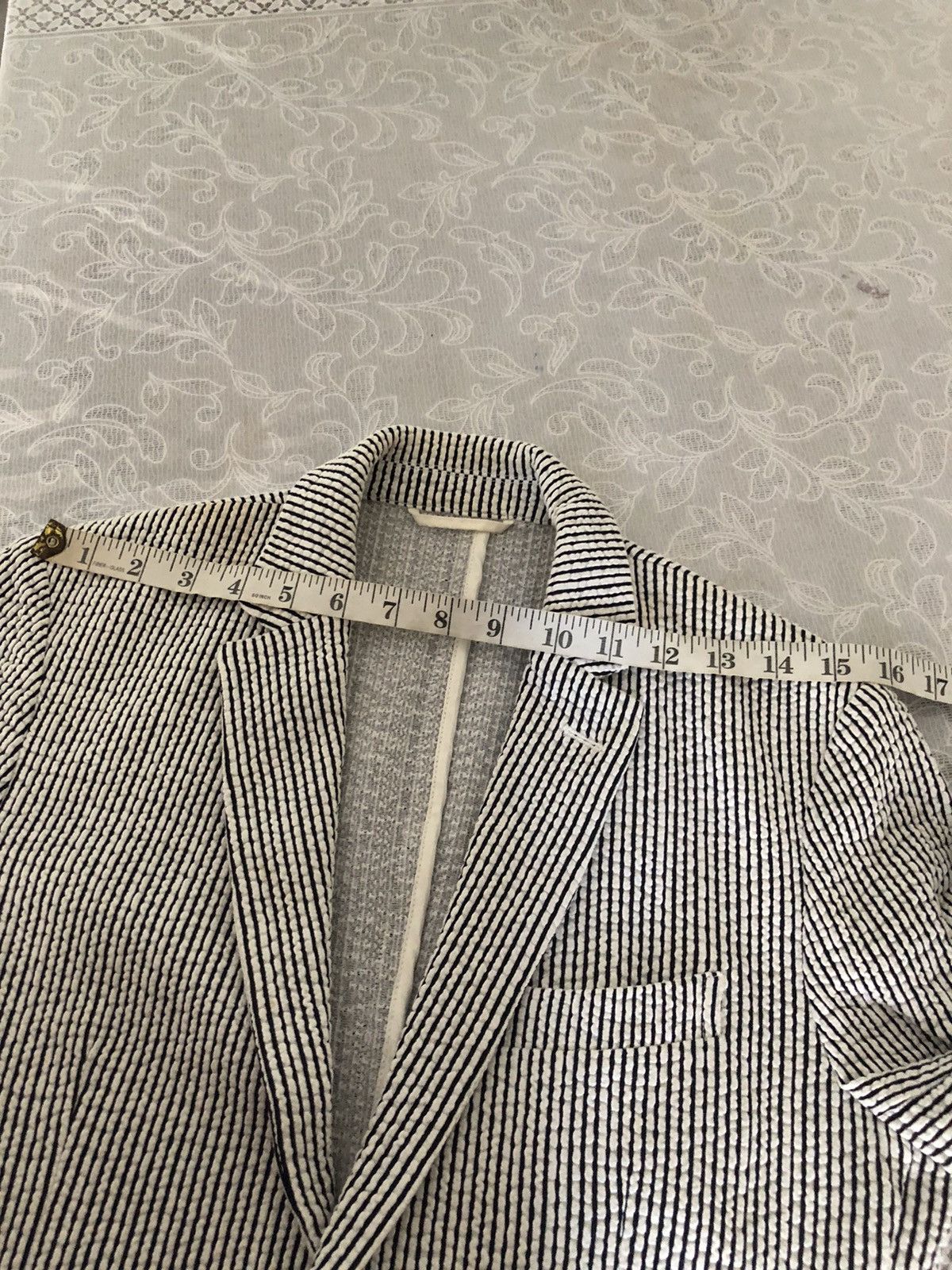 Issey Miyake Tete Homme by Issey Miyake Pleated Strip Blazer Size M / US 6-8 / IT 42-44 - 22 Thumbnail