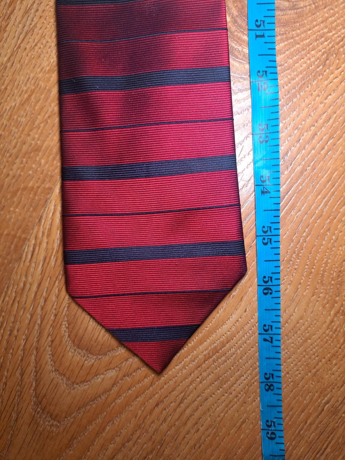 Brooks Brothers Brooks Brothers Silk Tie Red Blue Striped Handmade in USA Size ONE SIZE - 5 Thumbnail