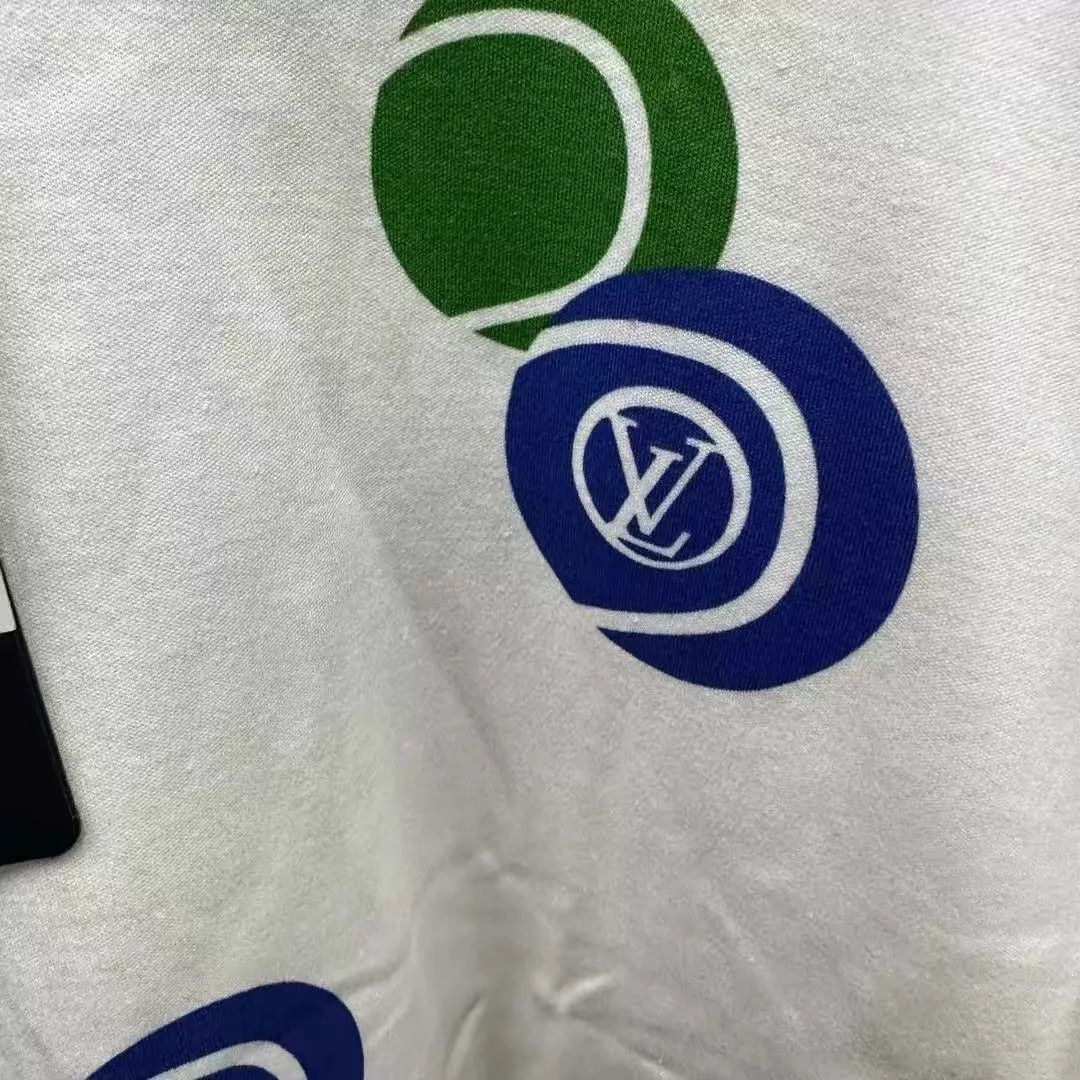 Louis Vuitton LV Speckled Logo Chain SS Tee M New w/ Tags Size M / US 6-8 / IT 42-44 - 3 Thumbnail