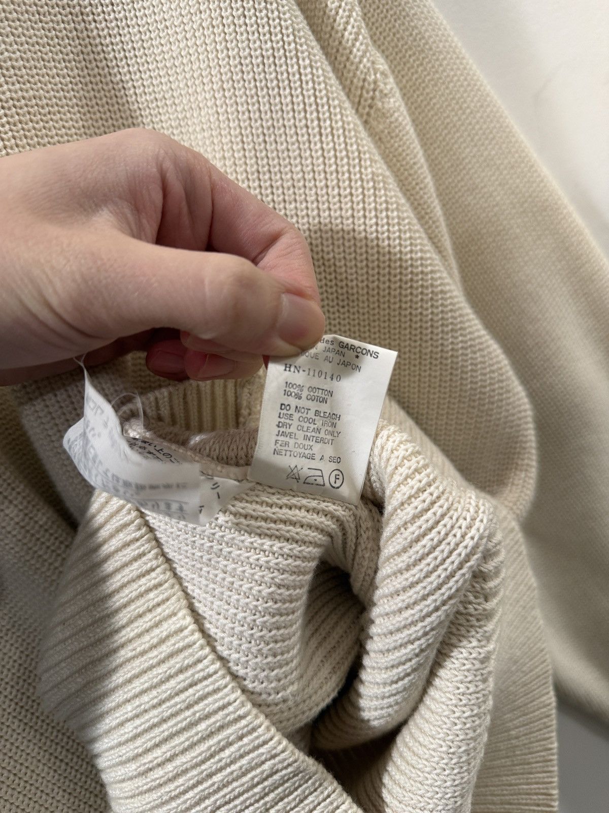 Comme des Garcons Homme Comme des Garçons Homme 1989 Archive Knit Sweater Size US M / EU 48-50 / 2 - 6 Thumbnail