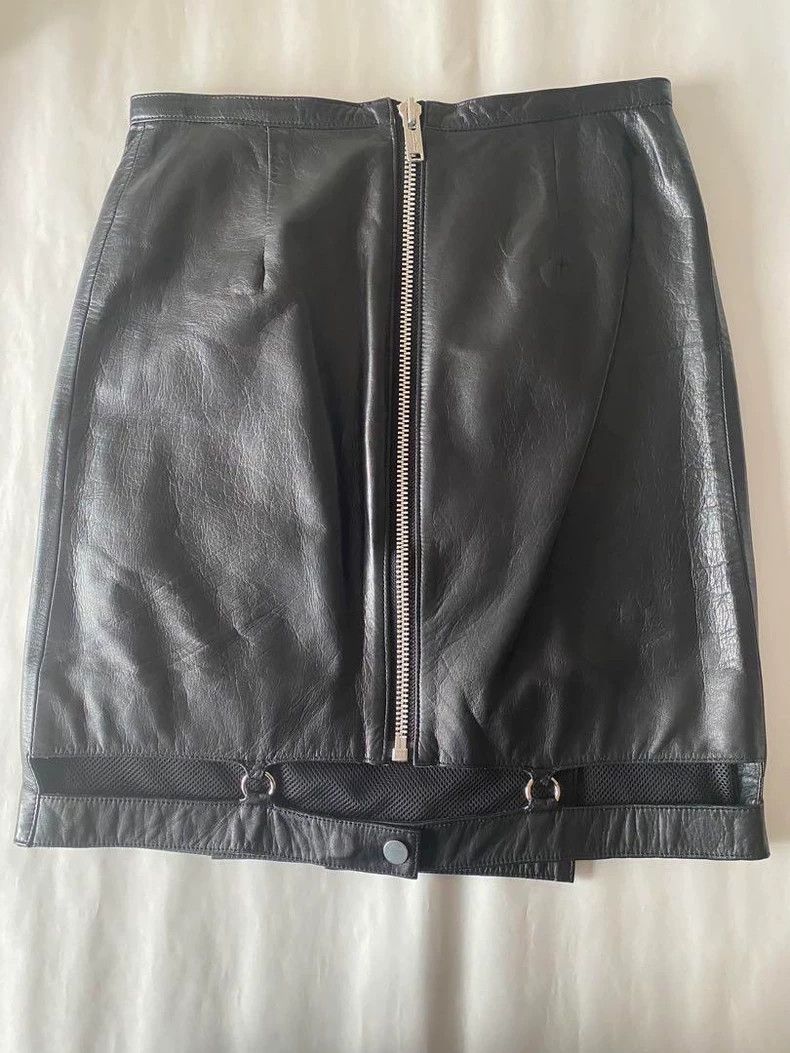 Undercover UNDERCOVER size 2 SS2014 Leather Skirt with Straps and Stu Size 25" / US 0 / IT 36 - 3 Thumbnail