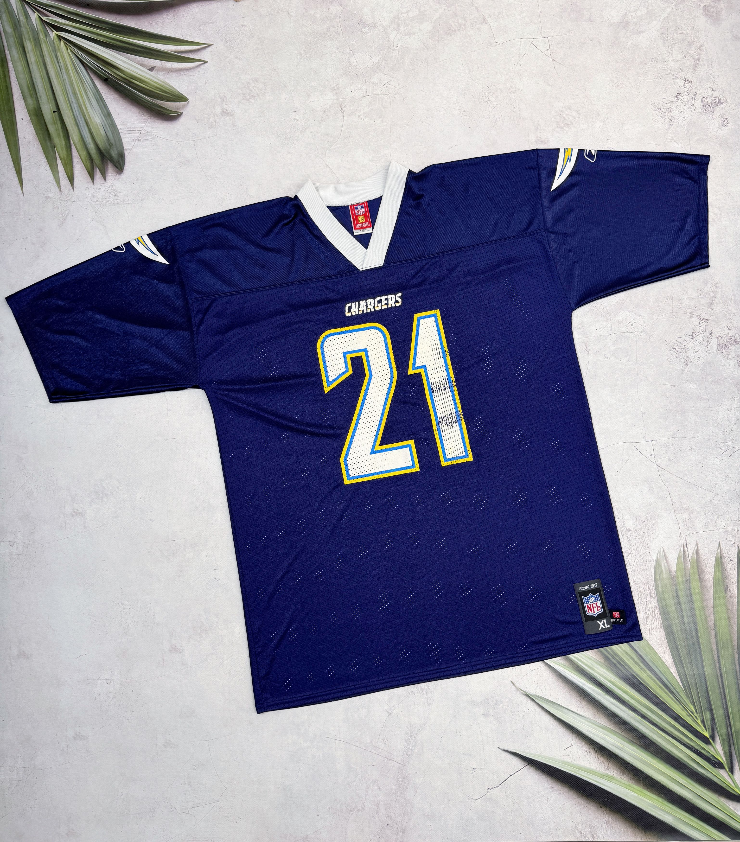 NFL × Reebok × Vintage 2007 Los Angeles Chargers NFL Jersey #21 TOMLINSON by Reebok Size US XL / EU 56 / 4 - 8 Thumbnail