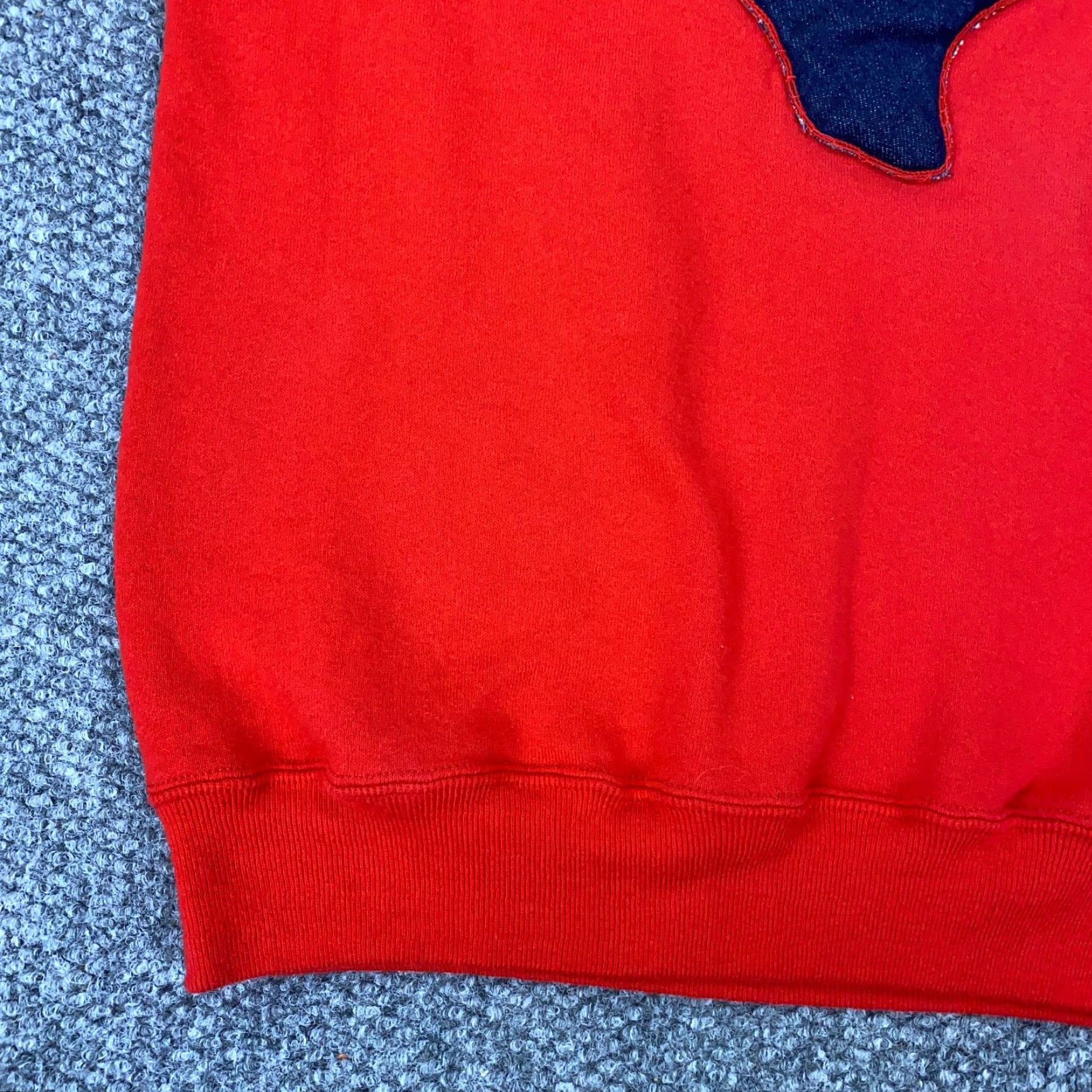 Jerzees VTG Texas Sweatshirt Womens Small Red Puffy Denim 3D Embroidery 150 Year 80s USA Size S / US 4 / IT 40 - 7 Thumbnail