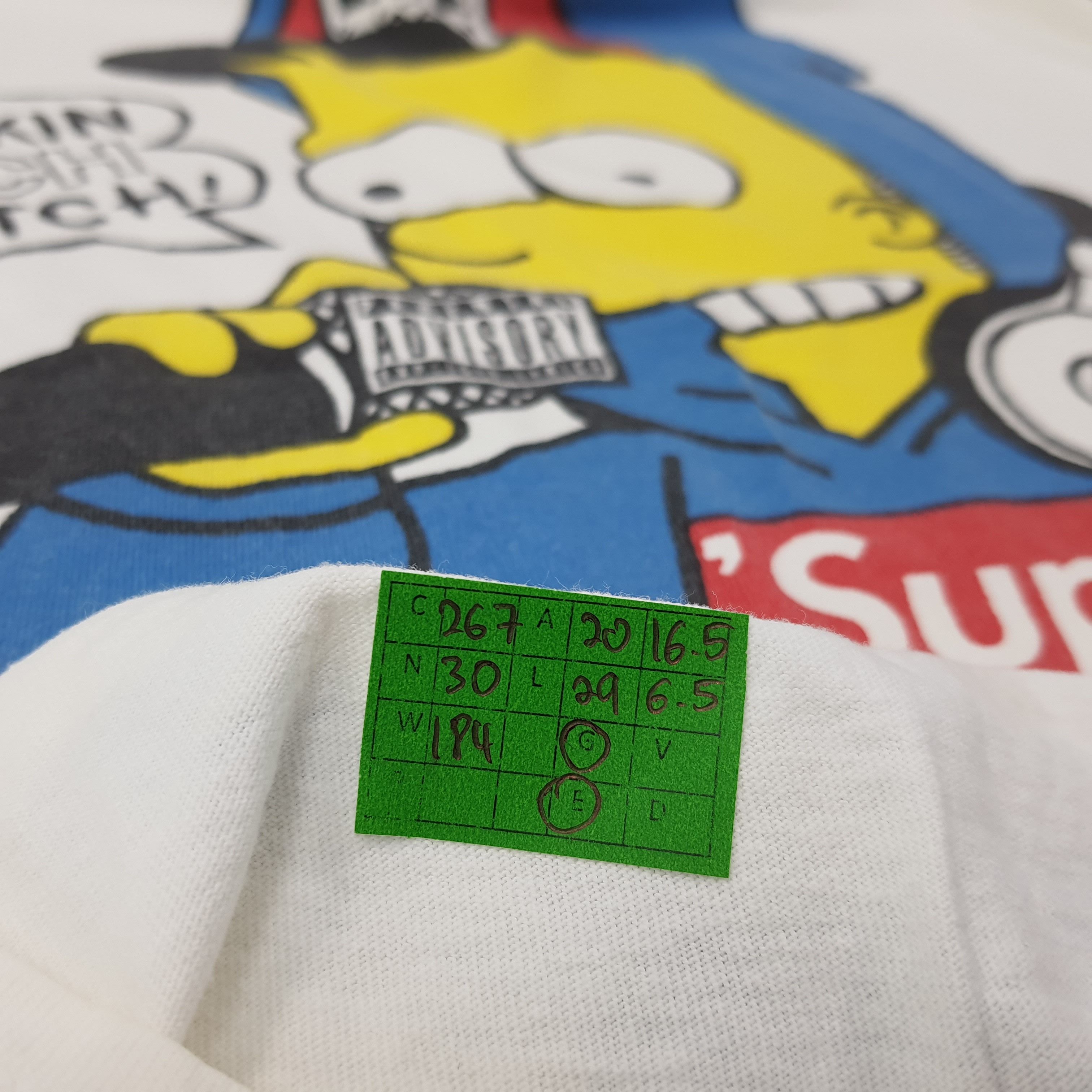 The Simpsons Vintage The Simpson HipHop Streetwear Tshirt C267N30 Size US M / EU 48-50 / 2 - 6 Thumbnail