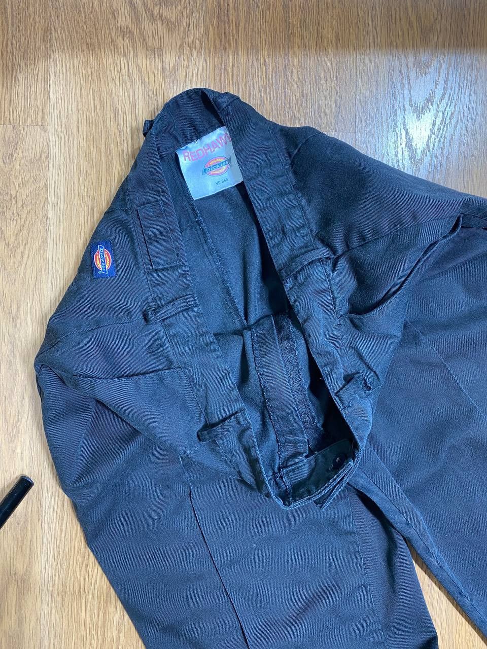 Dickies × Vintage vintage dickies faded black dungaree cargo pants Size US M / EU 48-50 / 2 - 2 Thumbnail