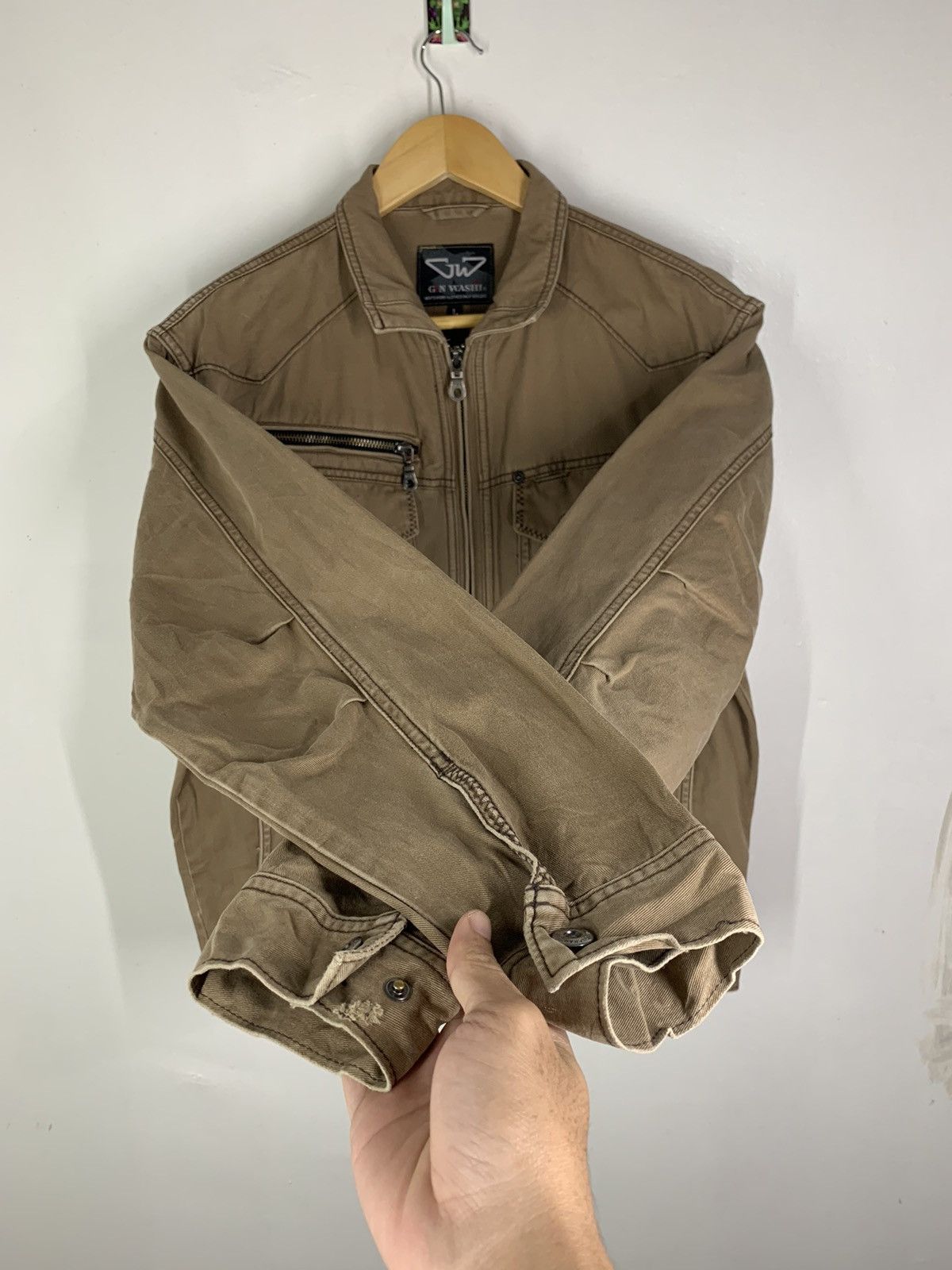 Japanese Brand × Vintage Vintage Gin Washi Workwear Jacket Size US L / EU 52-54 / 3 - 7 Thumbnail