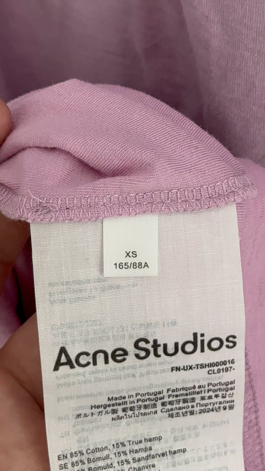 Acne Studios ✅ Acne Studios Stockholm 1996 Pink Longsleeve Size XS / US 0-2 / IT 36-38 - 10 Thumbnail