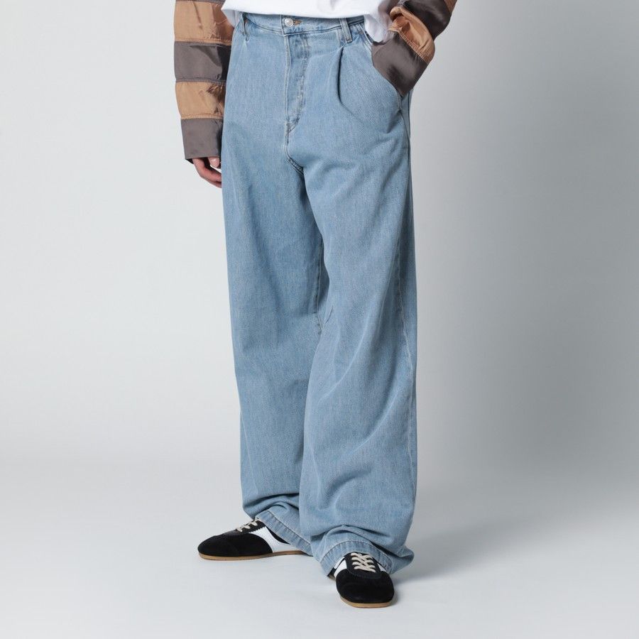 o1d2blof0226 Wide Leg Jeans in Light Blue