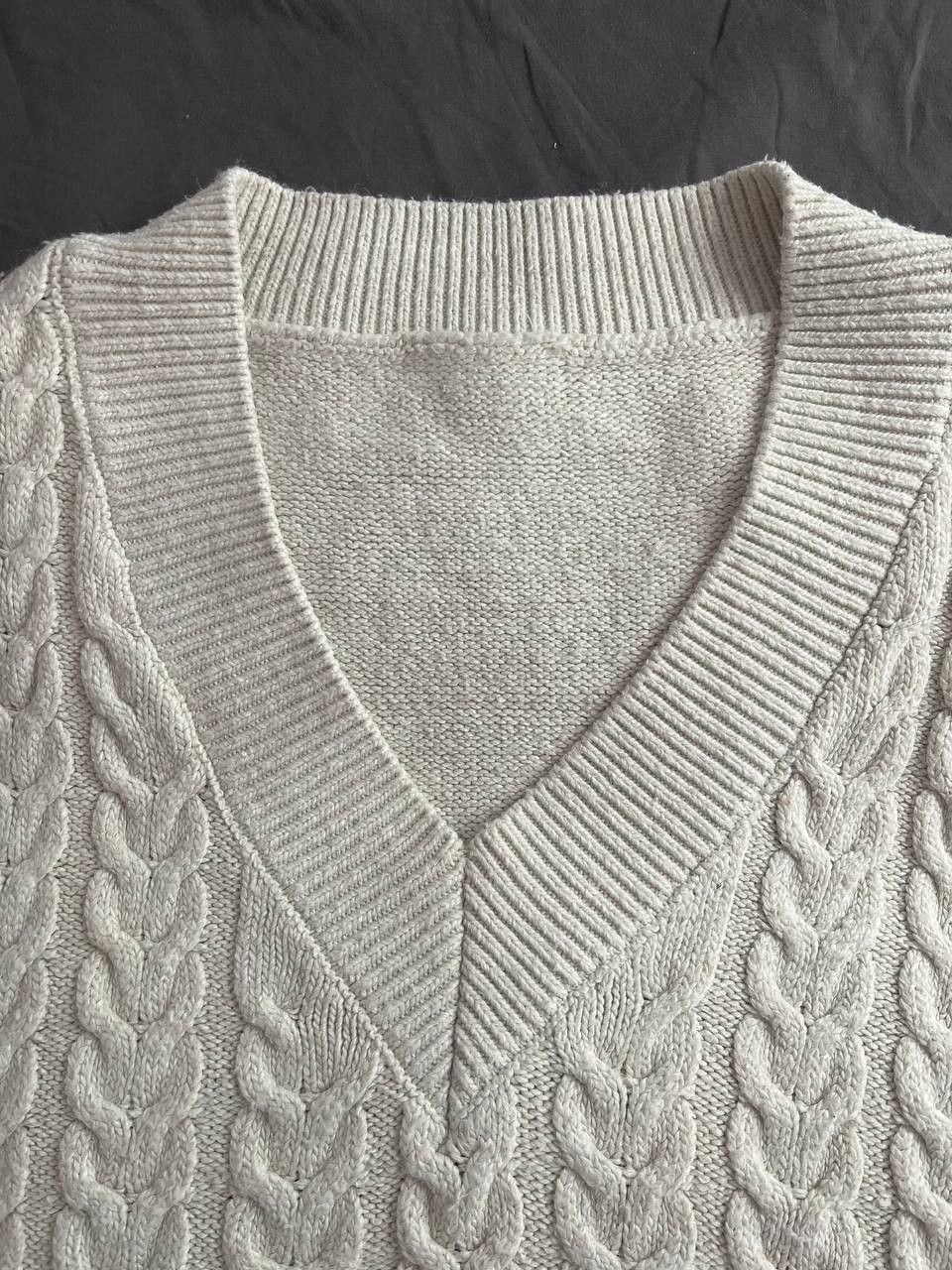 Vintage Textured knitted vest Size US L / EU 52-54 / 3 - 3 Thumbnail