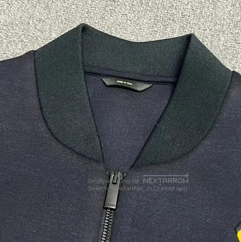 Fendi Fendi Black Cotton Logo Long Sleeve Jacket . Size US XS / EU 42 / 0 - 3 Thumbnail