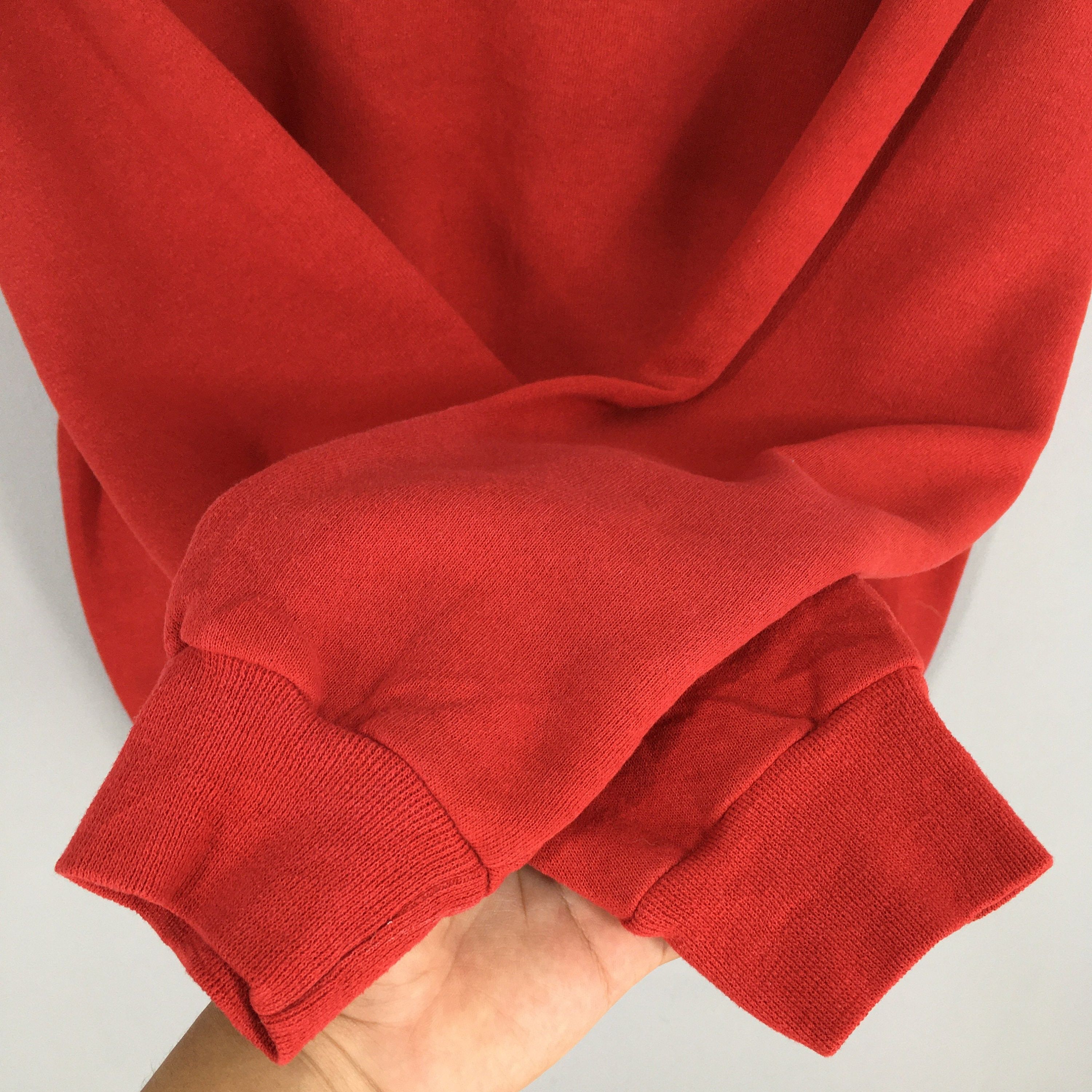 Russell Athletic Vintage 90s Russell Athletic Red Plain Sweatshirt Medium Size US M / EU 48-50 / 2 - 4 Thumbnail