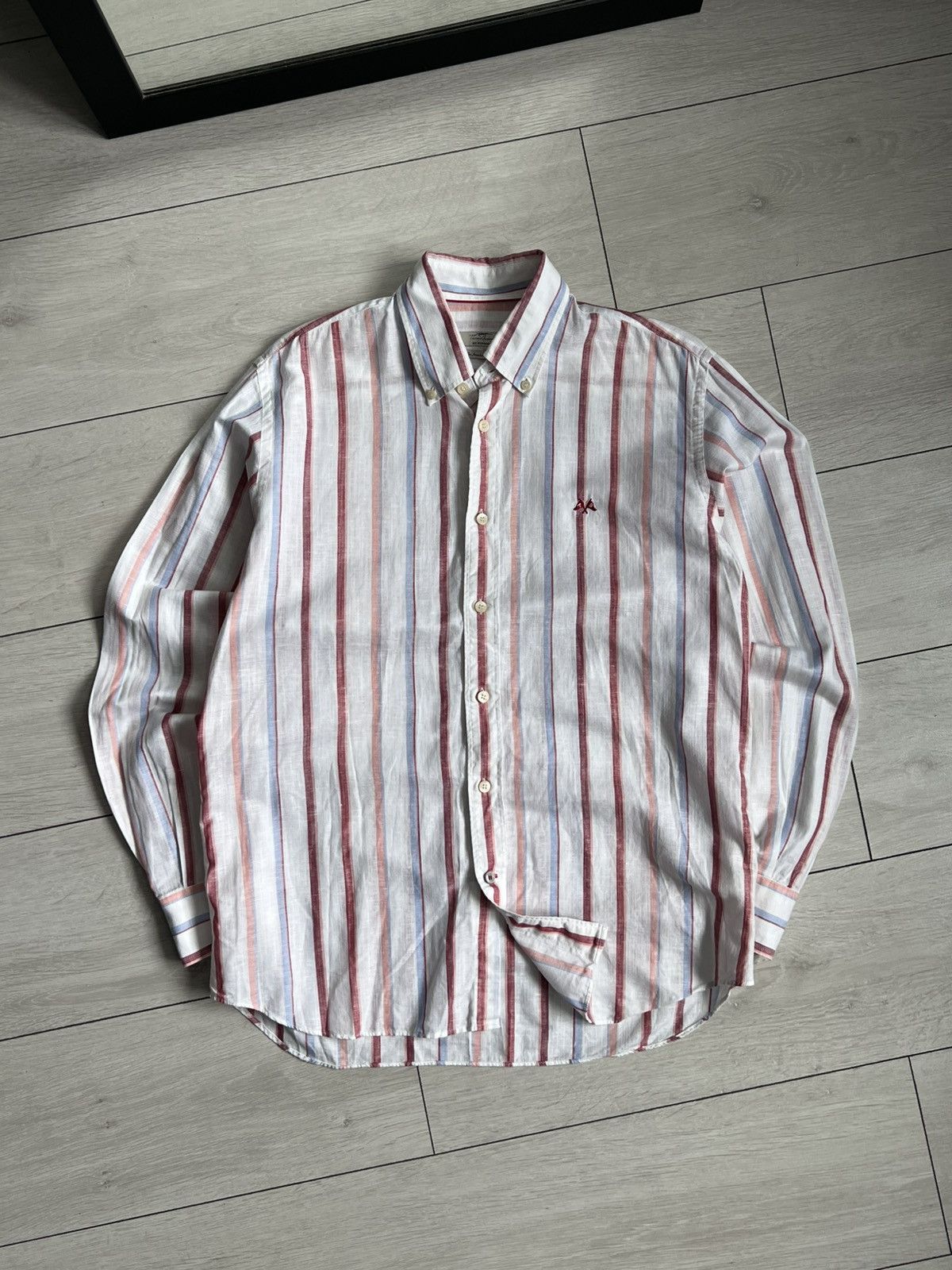 Burberry Thomas Burberry Vintage Button Down Shirt Size US M / EU 48-50 / 2 - 3 Thumbnail