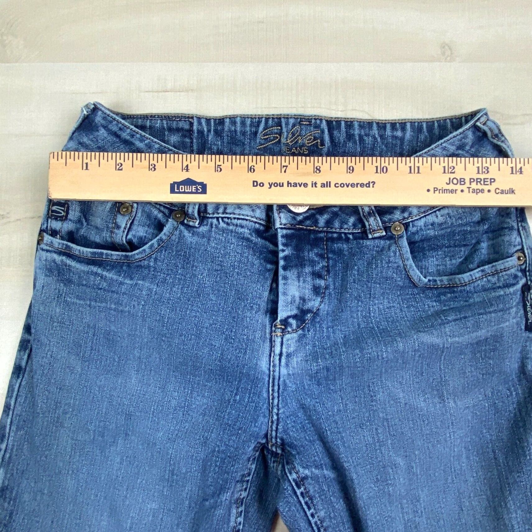 Silver Jeans Co. Silver Jeans Womens Medium Blue Stretch Bootcut Jeans 28 Size 28" / US 6 / IT 42 - 7 Thumbnail