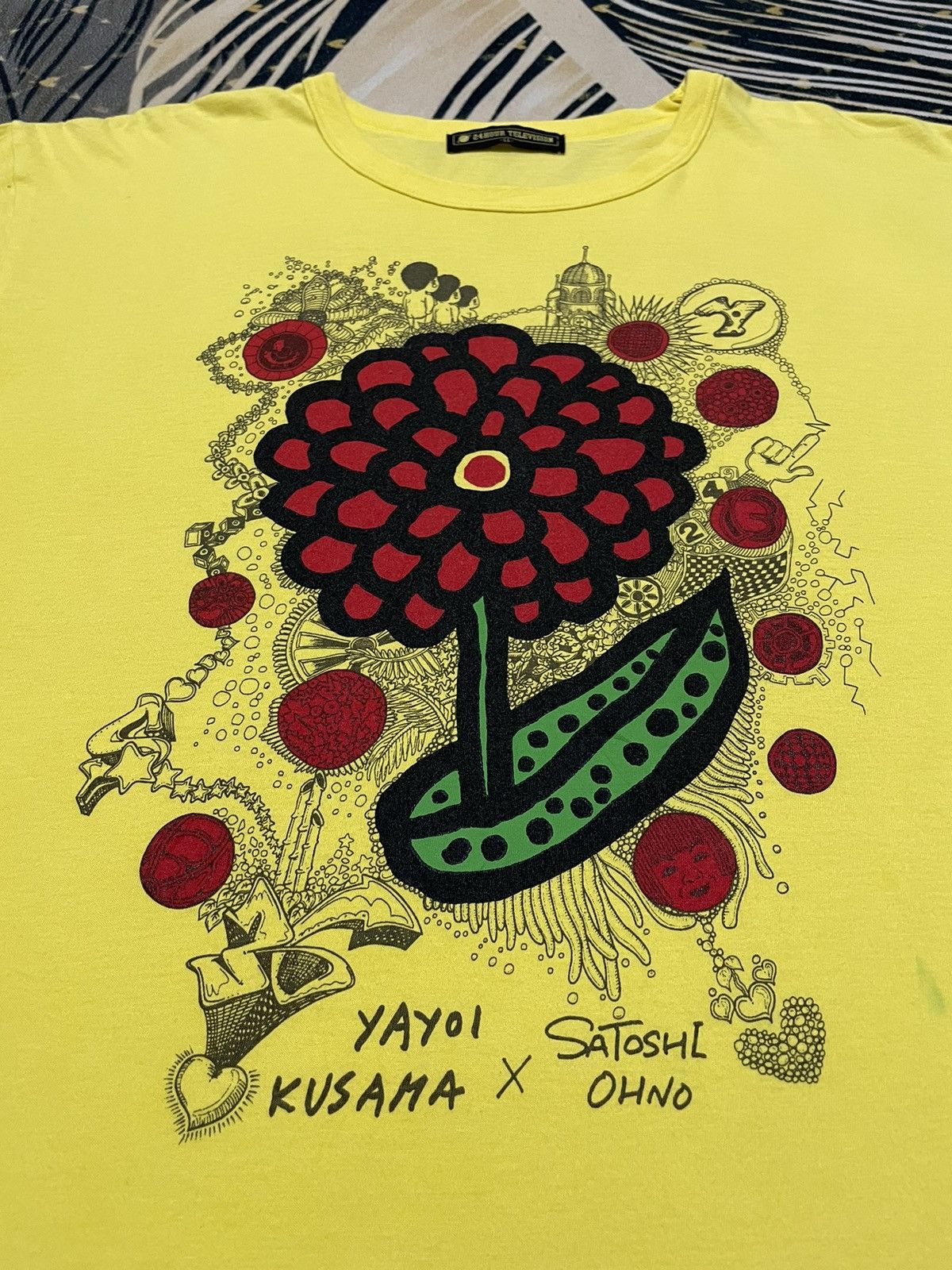 Designer × Japanese Brand × Vintage Vintage 24 Hour Television Yayoi Kusama x Satoshi Ohno Size US XL / EU 56 / 4 - 2 Thumbnail
