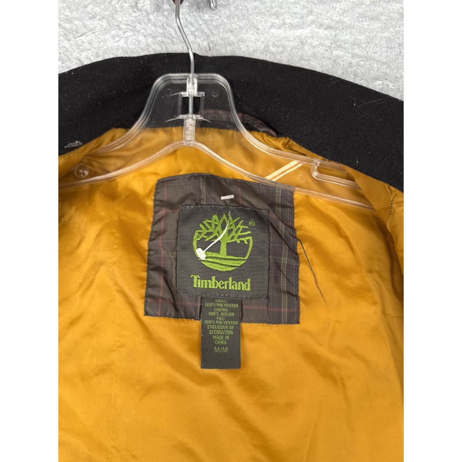 Timberland Timberland Vest Mens Medium Brown Plaid Quilted Puffer Zip Snap Pockets Logo Size US M / EU 48-50 / 2 - 3 Thumbnail