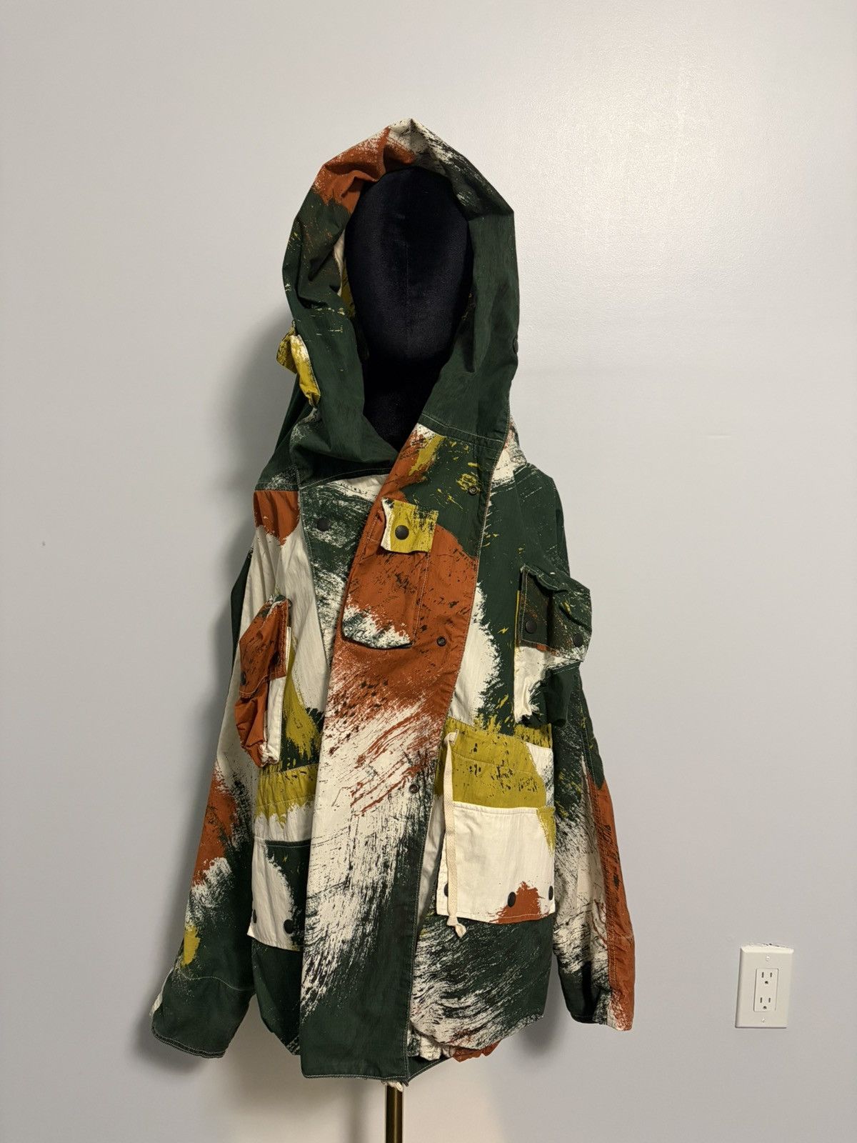 Kapital Kapital Multi-Color Paint Splatter Hooded Jacket Size US M / EU 48-50 / 2 - 1 Thumbnail