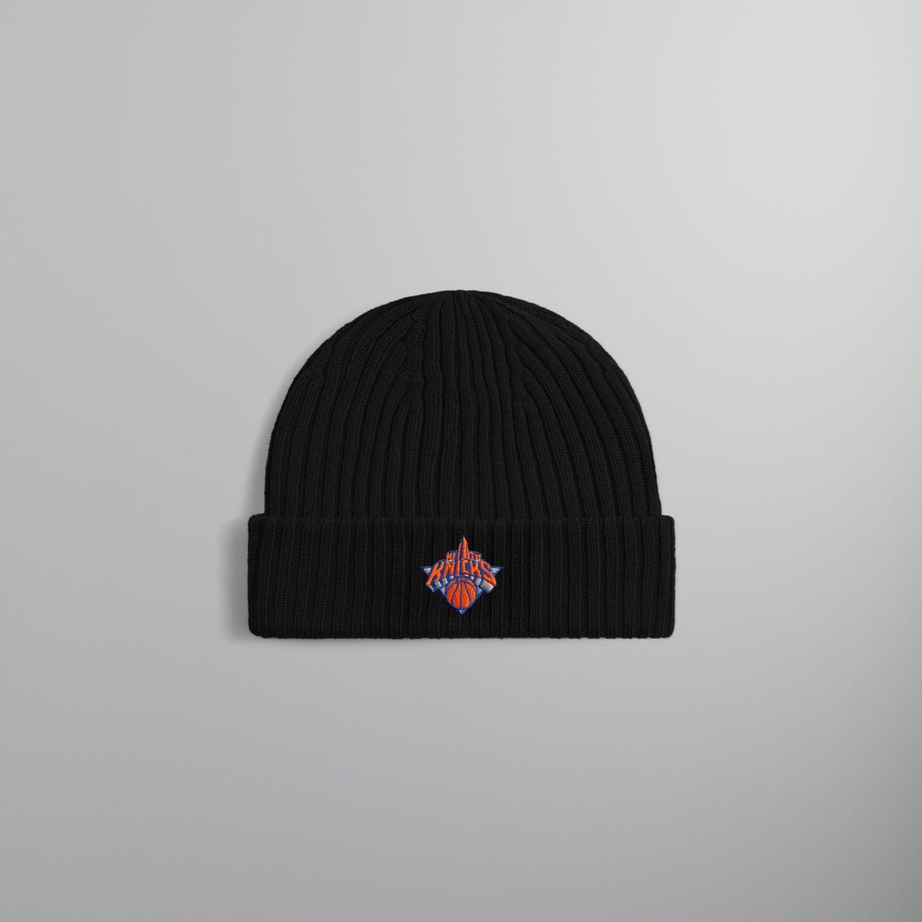 Kith × New Era Kith for the New York Knicks Midtown Logo Beanie in Black Size ONE SIZE - 1 Thumbnail