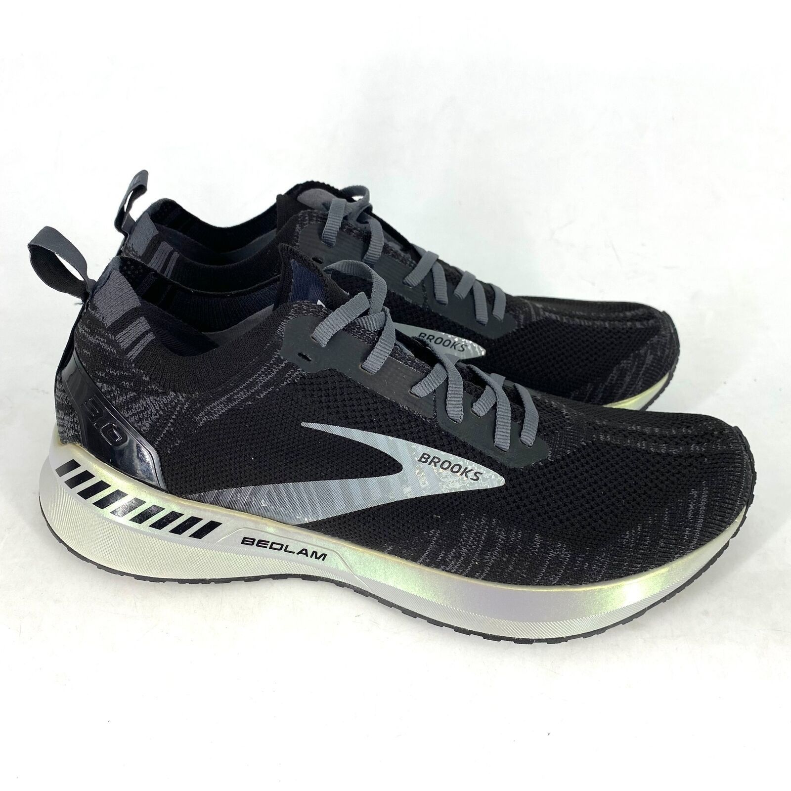 Brooks BROOKS MEN BEDLAM BLACK PEARL-WHITE RUNNING SIZE 9.5 Size US 9.5 / EU 42-43 - 1 Thumbnail