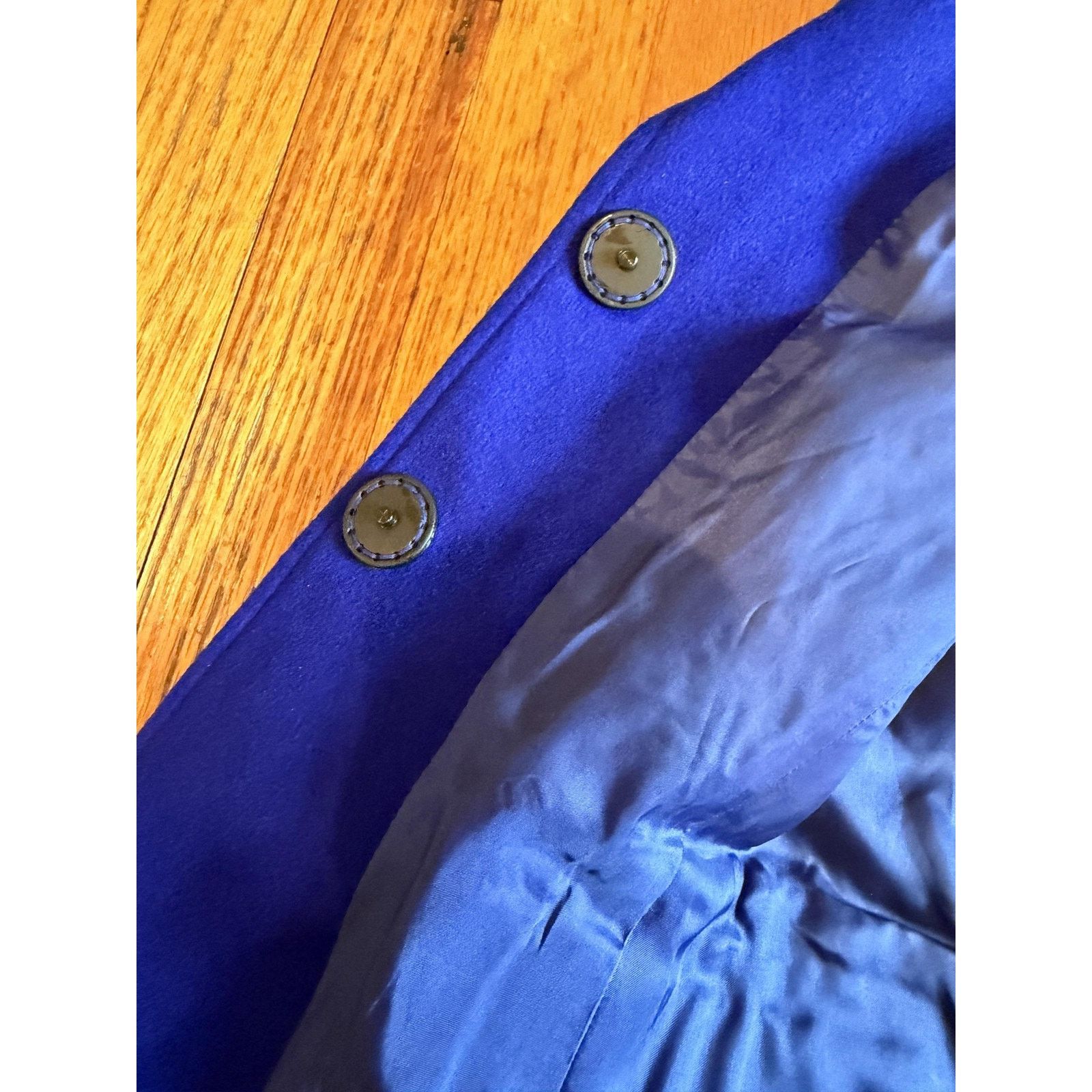 Akris Akris Punto Womens Angora Tailored Blazer Blue Size XS / US 0-2 / IT 36-38 - 6 Thumbnail