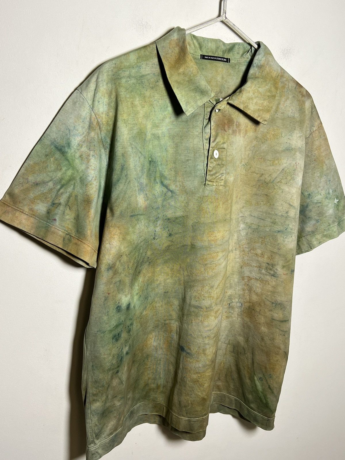 Stone Island stone island dyed polo shirt Size US L / EU 52-54 / 3 - 6 Thumbnail