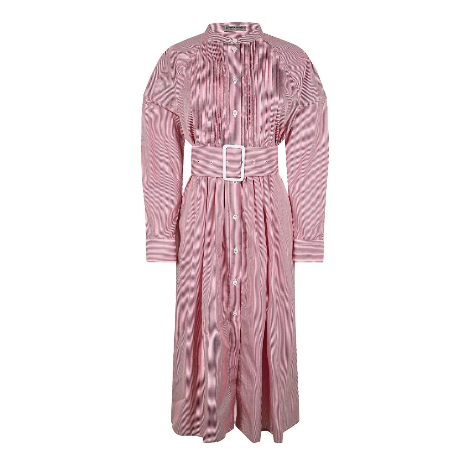 Bottega Veneta Bottega Veneta Collared Neck Midi Dress Size M / US 6-8 / IT 42-44 - 1 Thumbnail