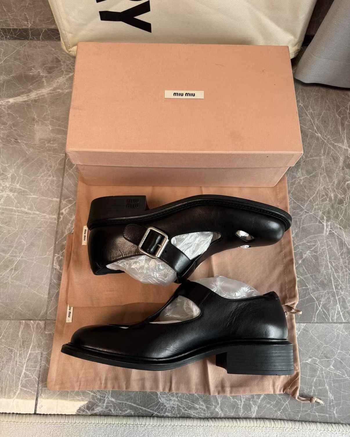 Miu Miu MiuMiu Runway T-strap Mary Jane Shoes K6 Size US 8.5 / IT 38.5 - 6 Thumbnail