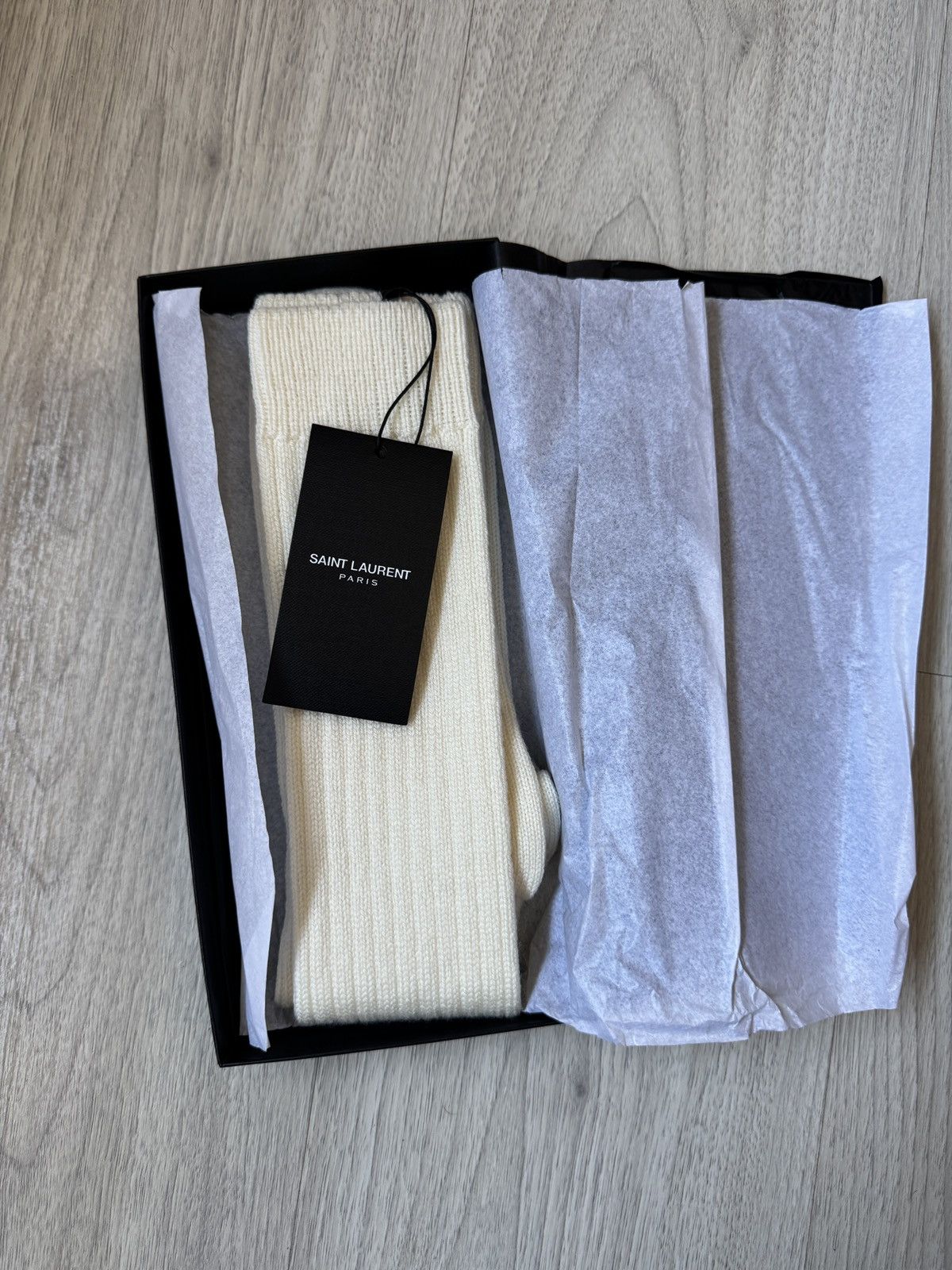 Saint Laurent Paris Saint Laurent Socks Size ONE SIZE - 2 Thumbnail