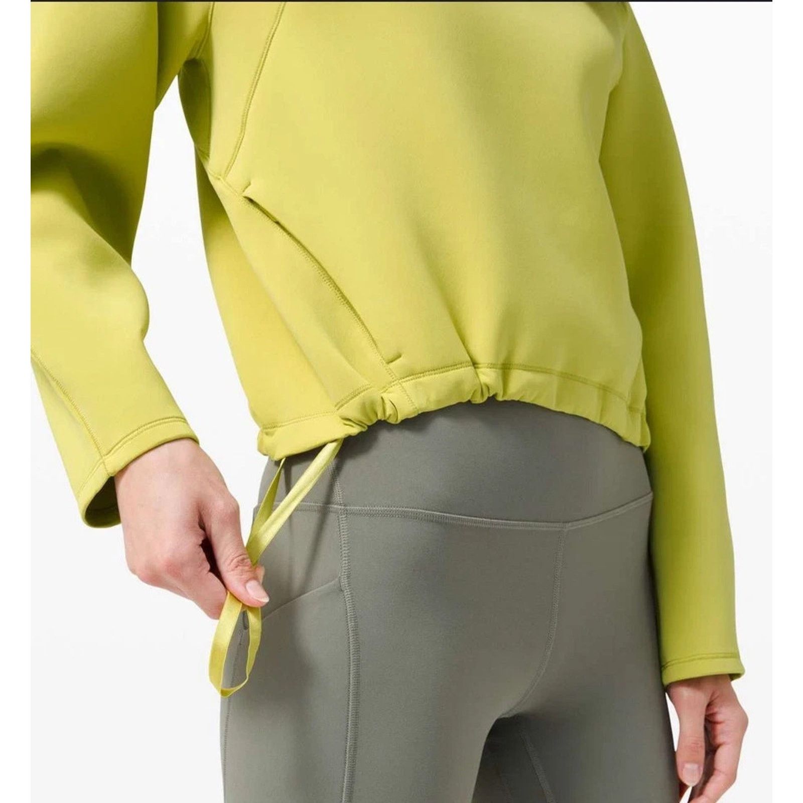 Lululemon Lululemon Airwrap Pullover Cropped Hoodie Pockets Sz 4 Size S / US 4 / IT 40 - 3 Thumbnail