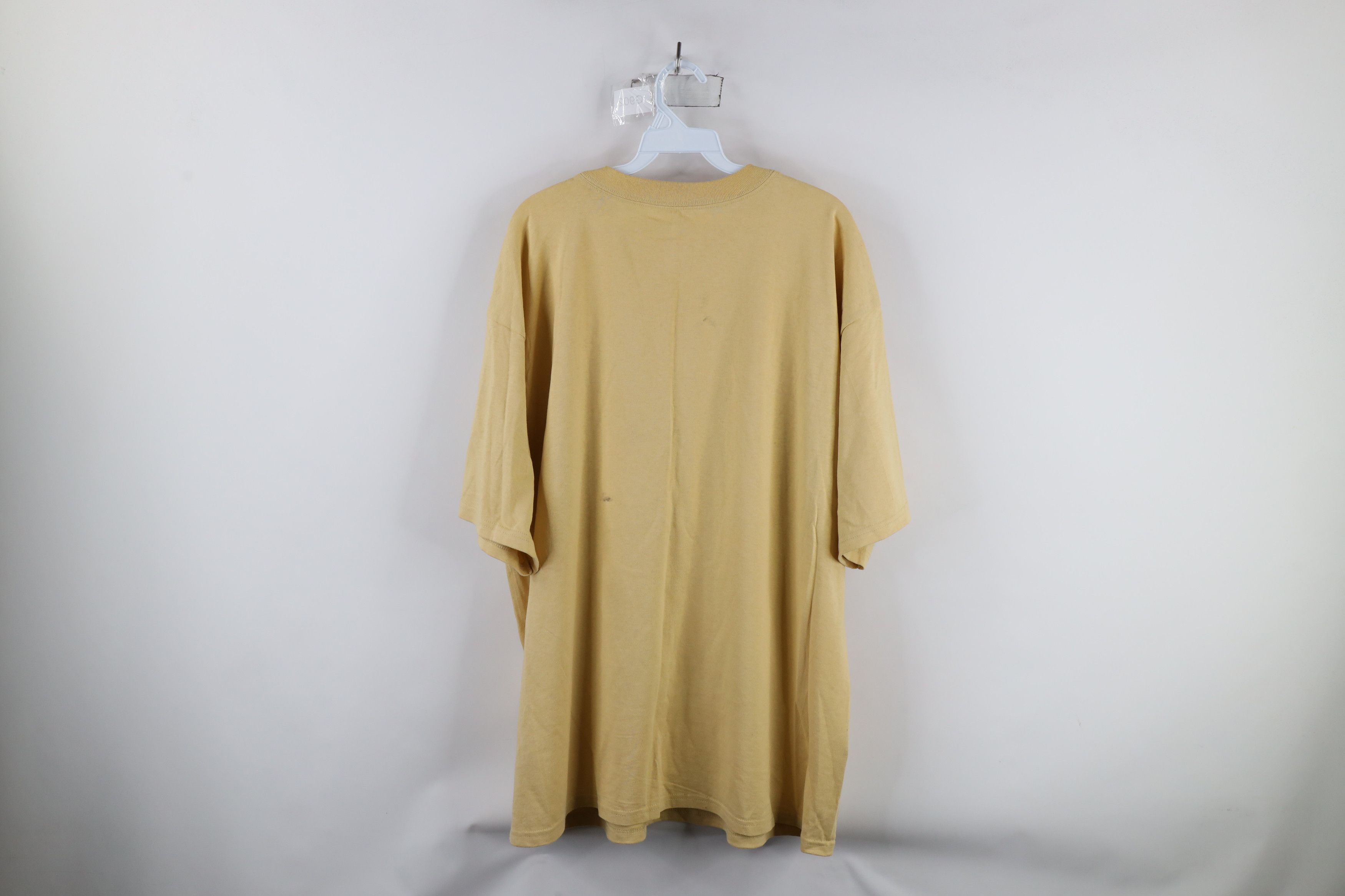 Adidas × Vintage Vintage Adidas Spell Out Notre Dame University T-Shirt Gold Size US XL / EU 56 / 4 - 12 Thumbnail