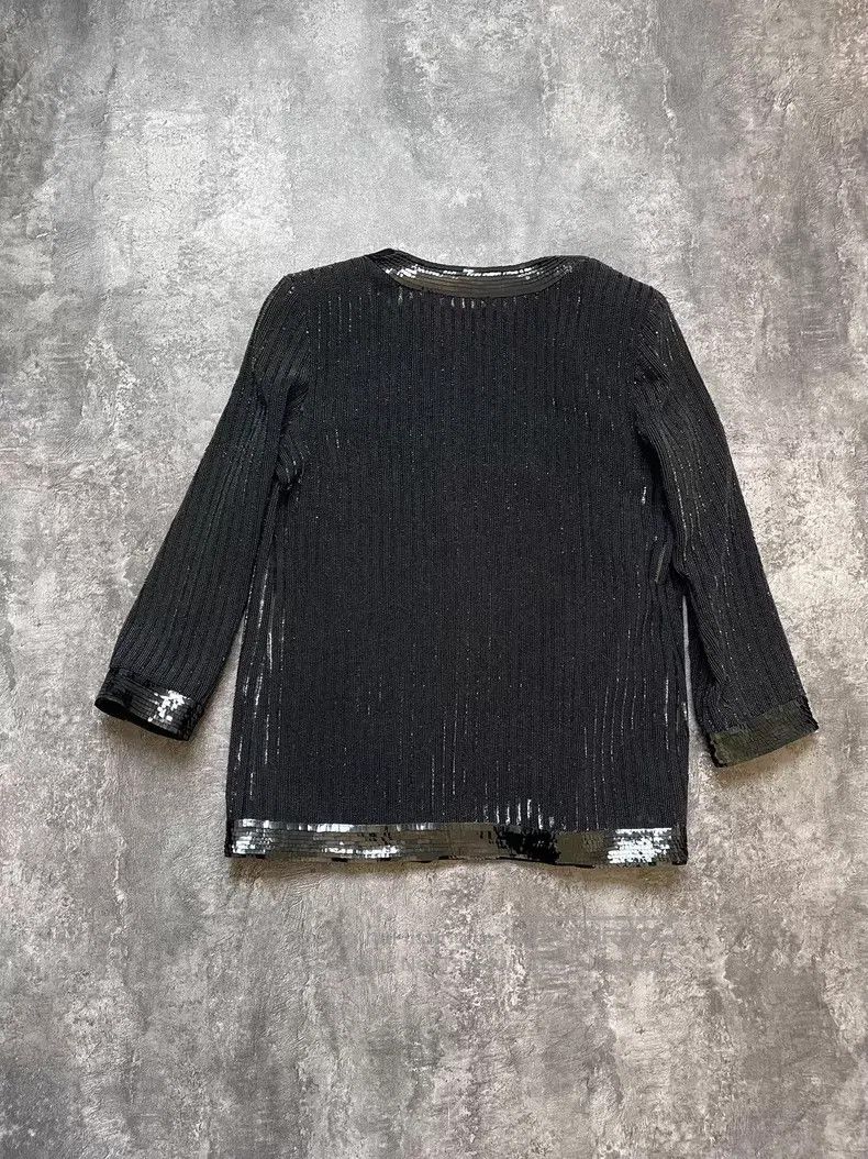 Saint Laurent Paris Saint Laurent Paris Black Scale Open Cardigan Size S / US 4 / IT 40 - 7 Thumbnail